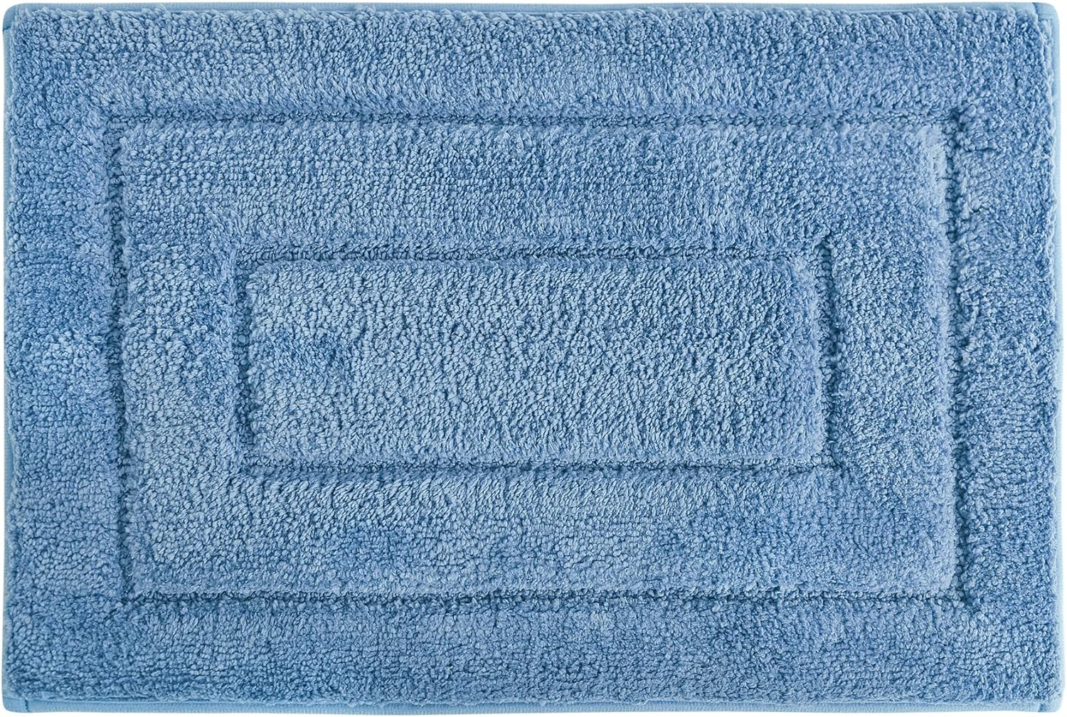 GRANNY SAYS Alfombras de baño azules antideslizantes, 20 x 32 pulgadas, alfombras de baño lavables y absorbentes para suelo de baño, alfombras de