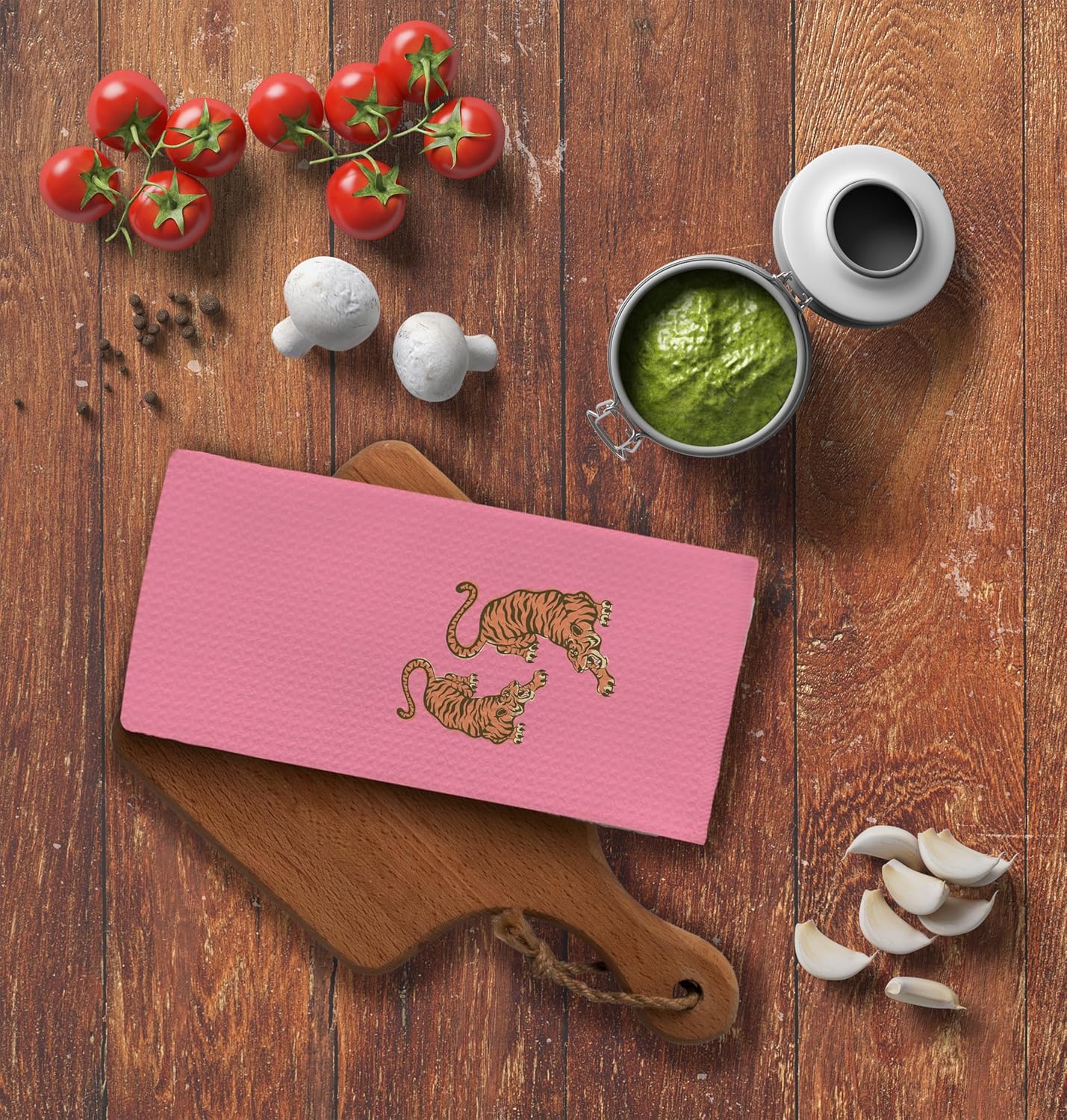 Toallas de cocina rosas, toallas de mano decorativas rosas para baño, toalla de mano rosa leopardo, toalla de mano decorativa rosa, toalla de cocina