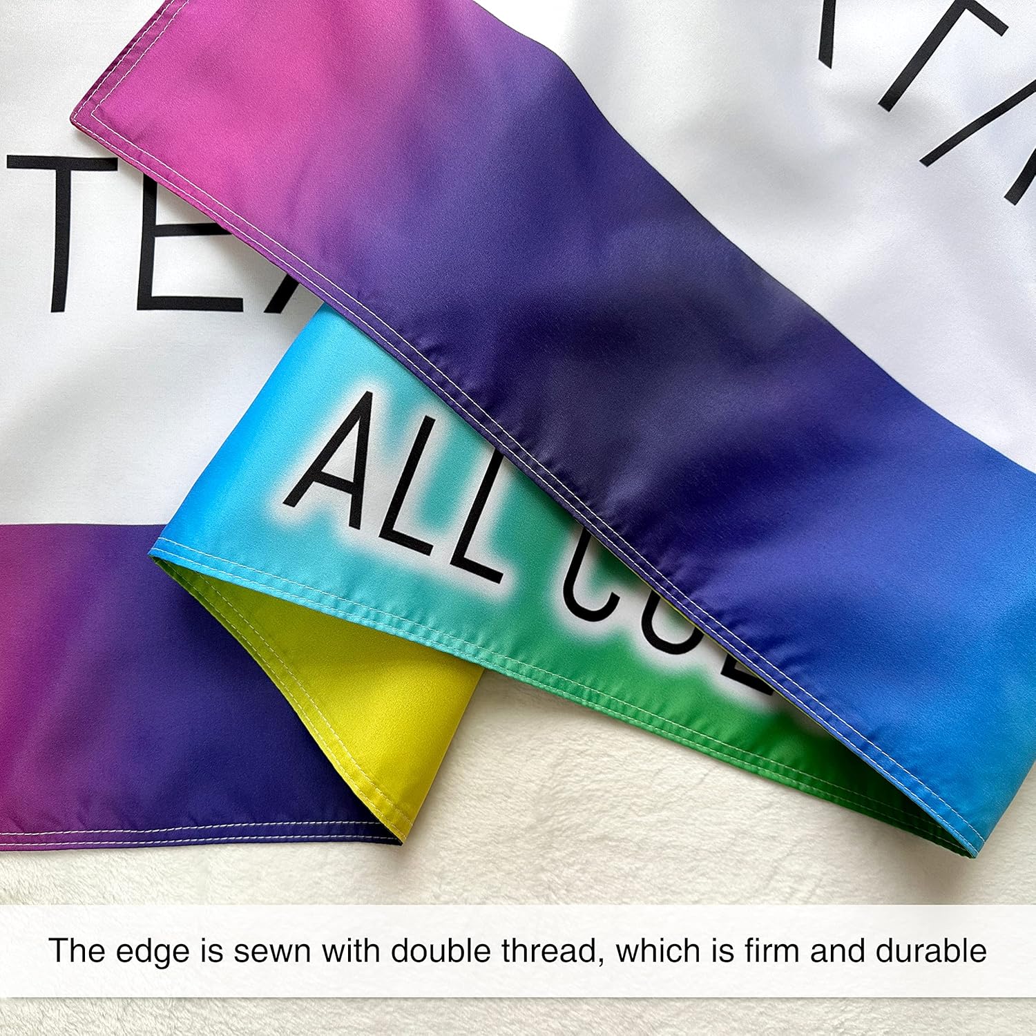 Bandera personalizada de doble cara de 3 x 5 pies  Banderas personalizadas para exteriores  Diseña tu propio logotipofotoimagentexto  Decoración
