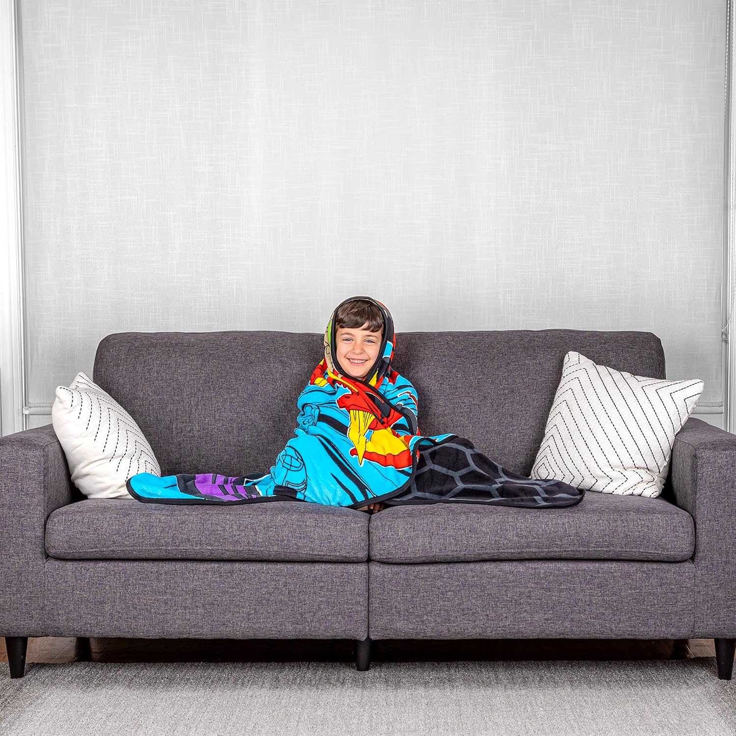 Franco Bakugan – Ropa de cama de anime para niños, manta de felpa súper suave, 46 x 60 pulgadas