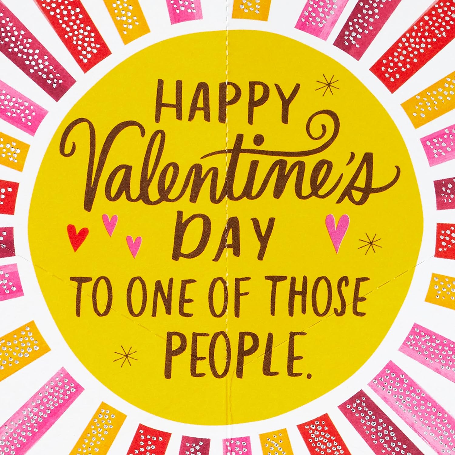 Hallmark Tarjeta desplegable para el día de San Valentín (Make the World Brighter)