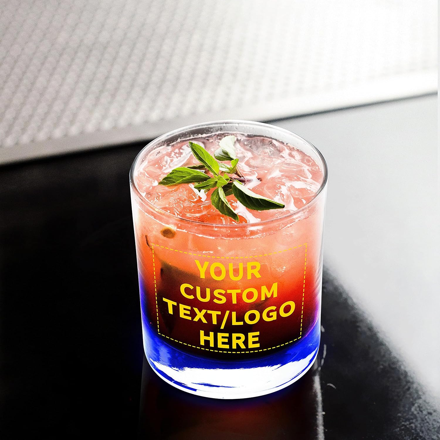 Libbey – Vasos de whisky personalizados de 10 onzas, juego de 10 unidades, paquete personalizado a granel, base pesada, vaso antiguo de moda,