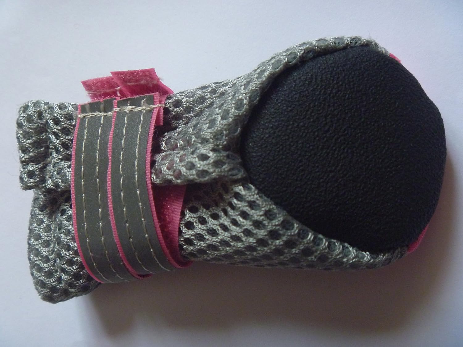 Botas de malla Lonsuneer para cachorro para uso diario con suela suave y antideslizante, con 2 correas de velcro largas, seguras y reflectantes,