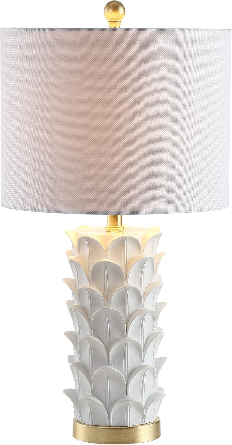 SAFAVIEH Lighting Collection – Juego de 2 lámparas de mesa para dormitorio, sala de estar, oficina en casa, escritorio, mesita de noche, 25 pulgadas
