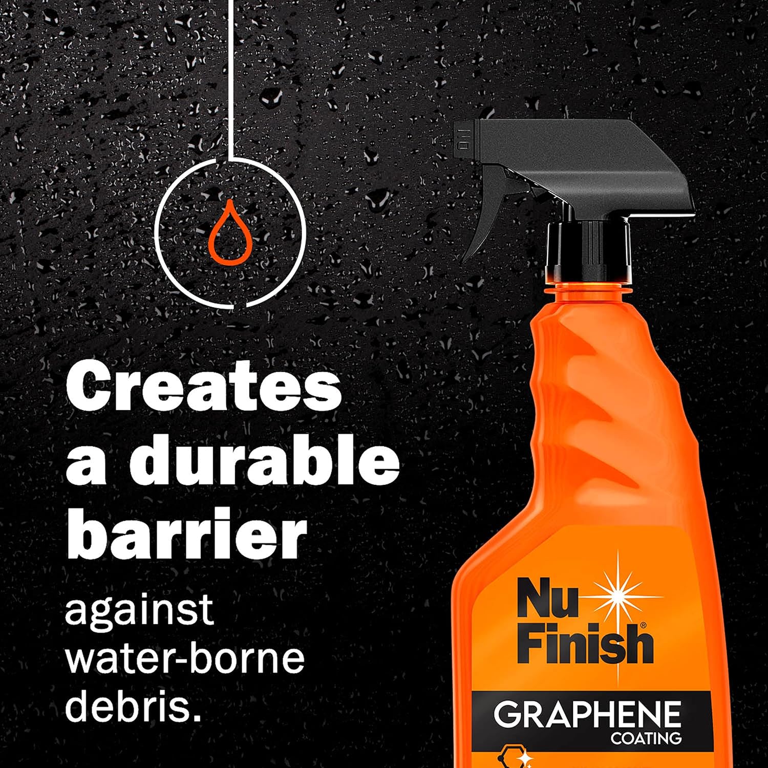 Nu Finish Kit de 2 piezas de acabado exterior para coche, removedor de arañazos y espray de revestimiento de grafeno Nu Scratch Doctor