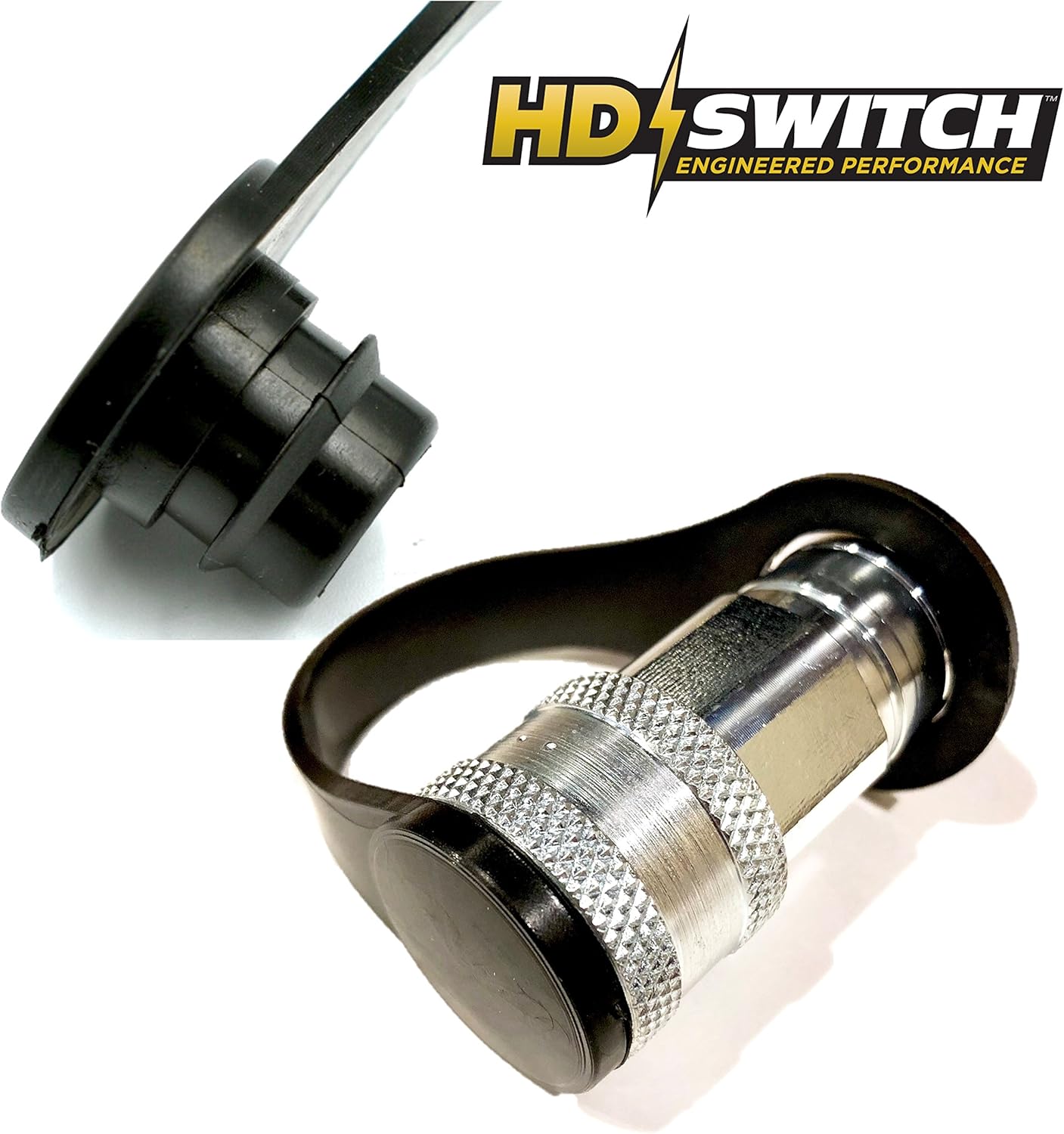HD Switch -Paquete de 4 – Compatible con acoplador hidráulico John Deere AM115139 Juego de tapones de polvo para todos los machos para John Deere