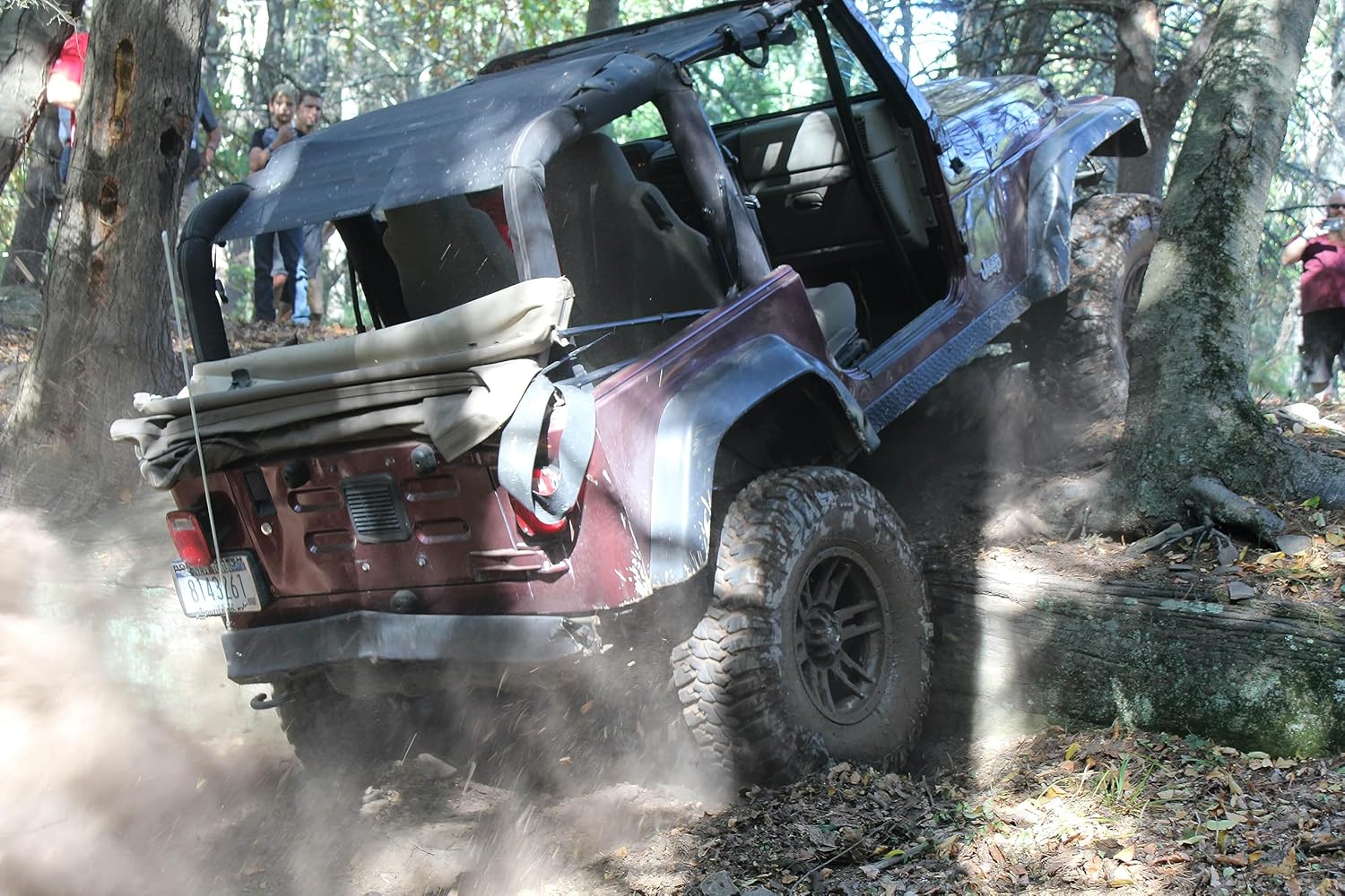 Malla para sombra SPIDERWEBSHADE para Jeep Wrangler con protección UV, accesorio hecho en EE.UU., TJ (1997-2006), Negro