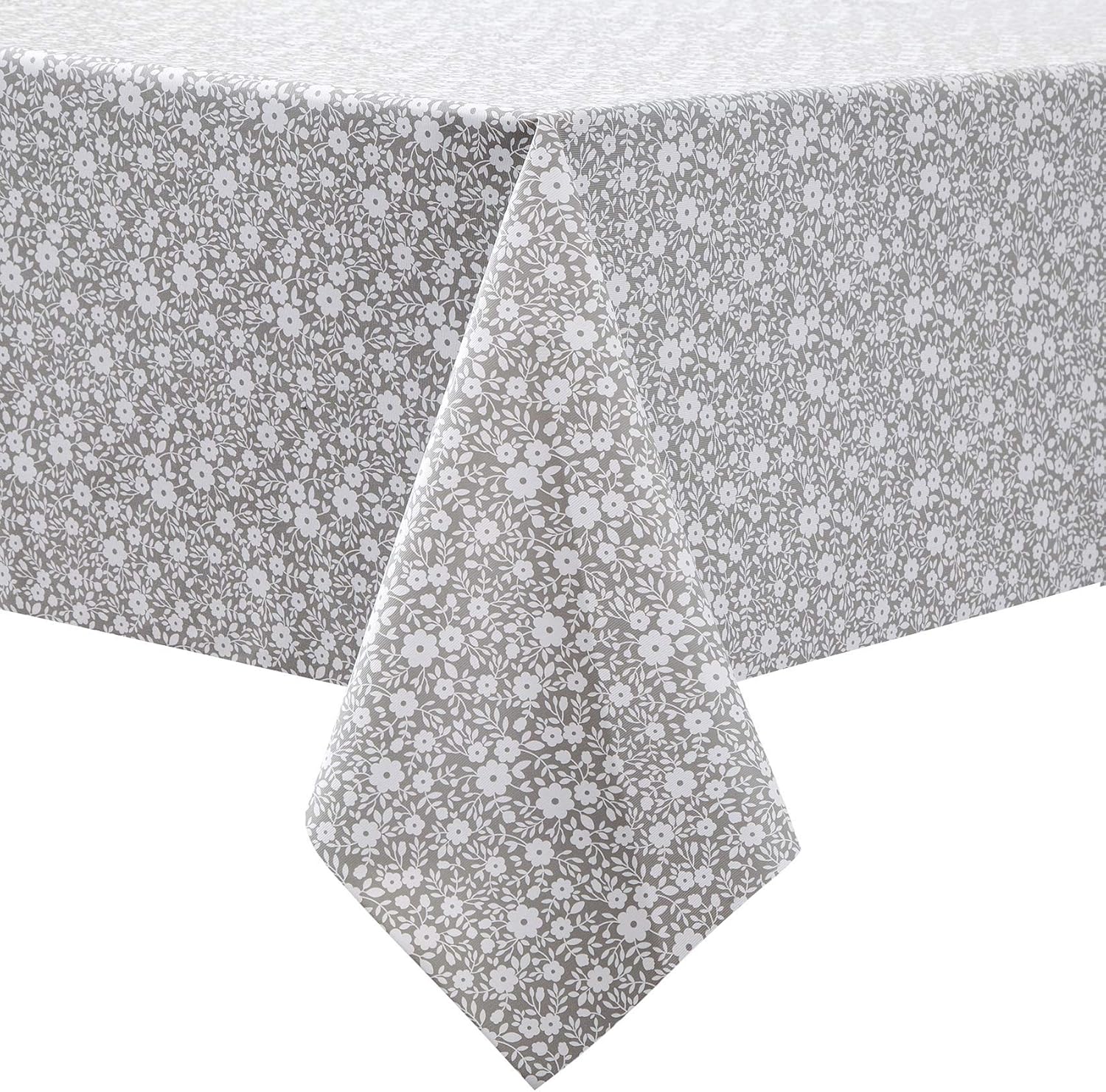 JADD Mantel rectangular de vinilo 100% impermeable, a prueba de aceite, a prueba de manchas, lavable, mantel de vinilo decorativo para cocina,