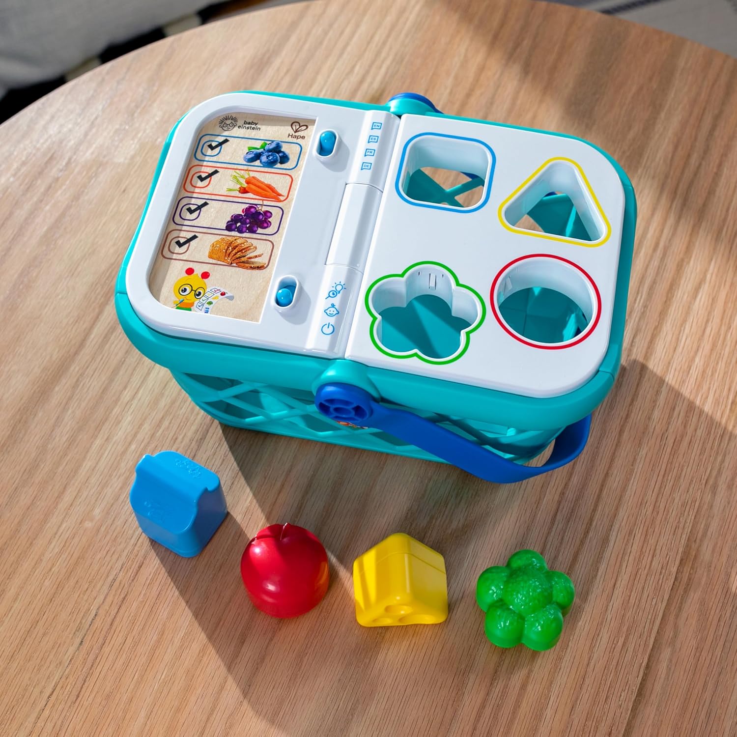 Baby Einstein + Hape Magic Touch pretend to shop juguete, con sonidos reales y música, a partir de 9 meses