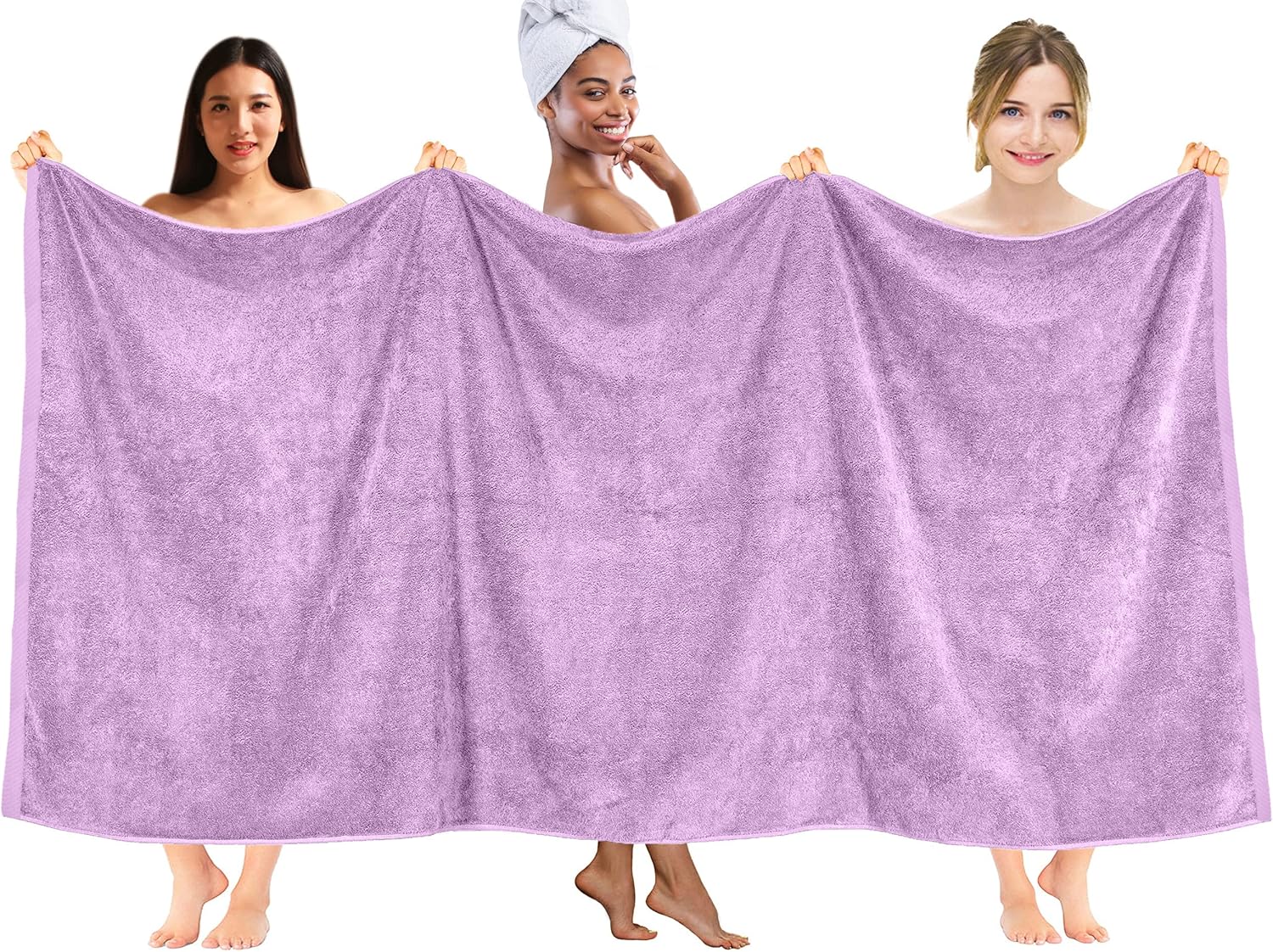 DAN RIVER Toalla de baño extragrande 100% algodón de 40 x 80 pulgadas, paquete de 1 toalla de baño extragrande de 21.16 ozm, secado rápido, para