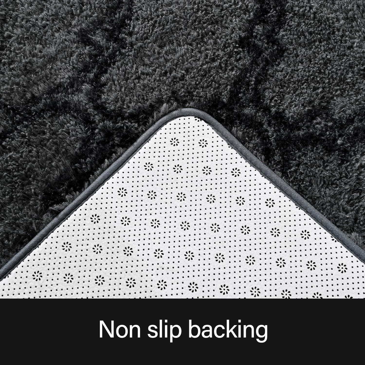 LOCHAS Alfombra de pelo largo de lujo de 3 x 5 pies, alfombra geométrica de felpa esponjosa, alfombra marroquí extrasuave para dormitorio, sala de