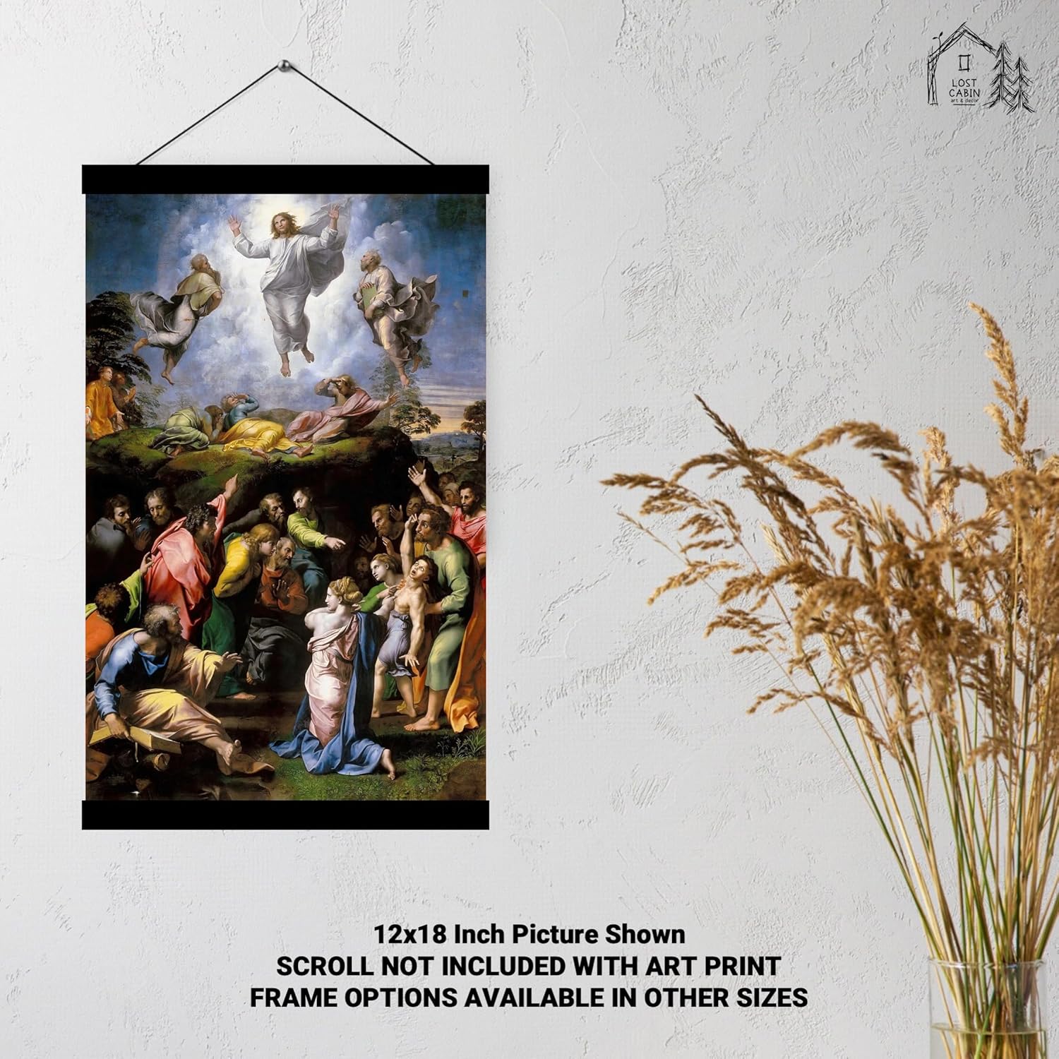 The Transfiguration by Raphael – Póster decorativo para pared, impresión sin marco, decoración para el hogar y la oficina, imágenes e impresiones,