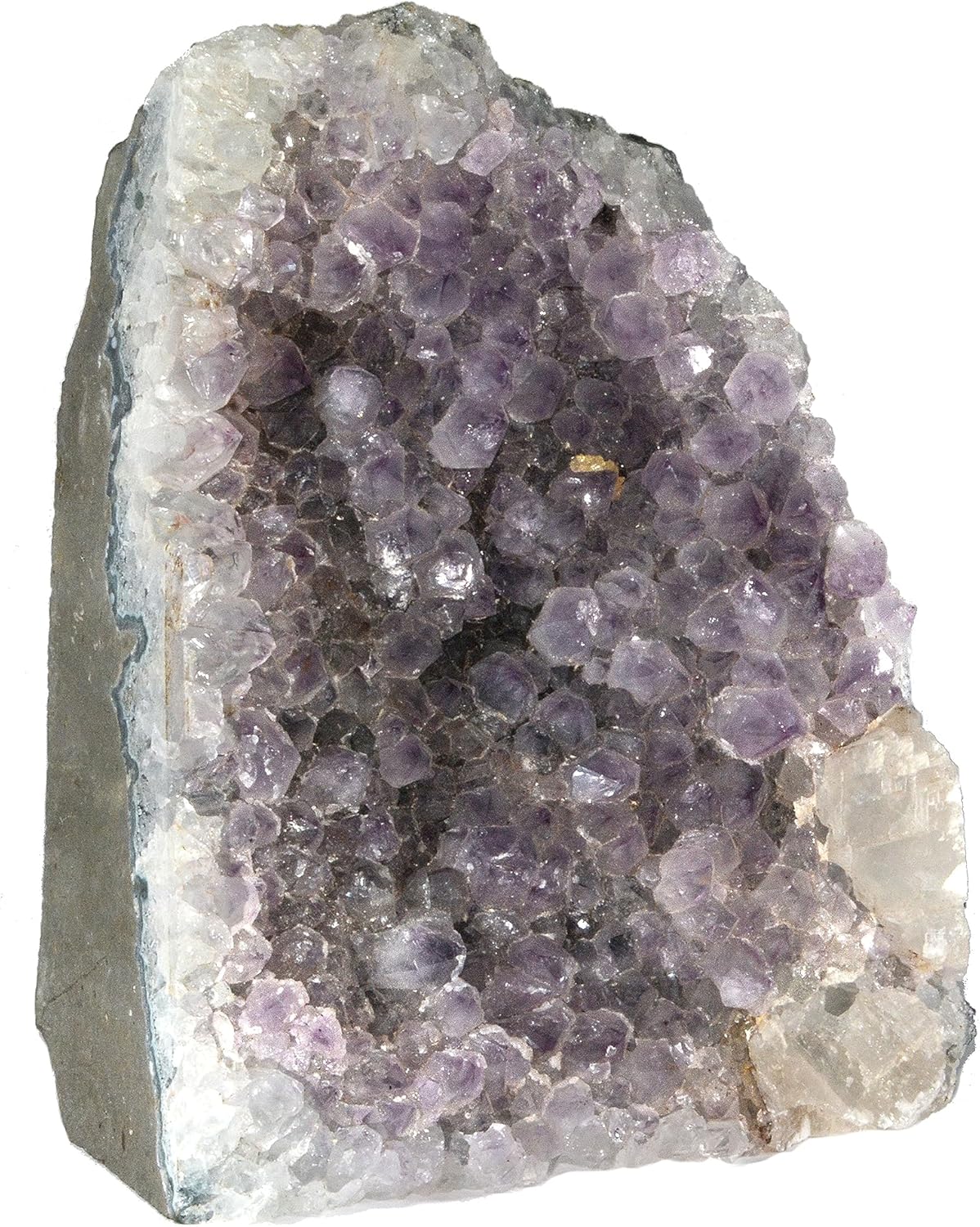 Colección de piedras curativas, base de corte amatista de alta energía, cristal espiritual decorativo para meditación, chakra, decoraciones únicas,