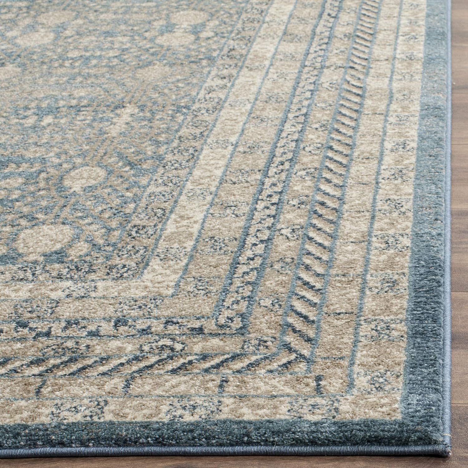 SAFAVIEH Sofia Collection SOF376C – Alfombra vintage oriental, envejecida, no desprende pelusa, para sala de estar, dormitorio, comedor, oficina en