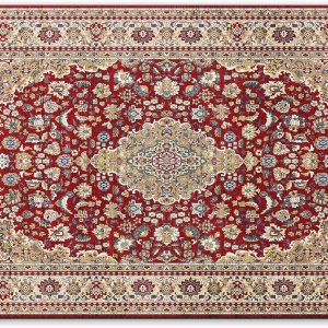 Tapete retro para puerta, 17 x 30 pulgadas, color rojo oscuro, tapete decorativo para el hogar, parte trasera de goma antideslizante y fuerte Tapete retro para puerta, 17 x 30 pulgadas, color rojo oscuro, tapete decorativo para el hogar, parte trasera de goma antideslizante y fuerte