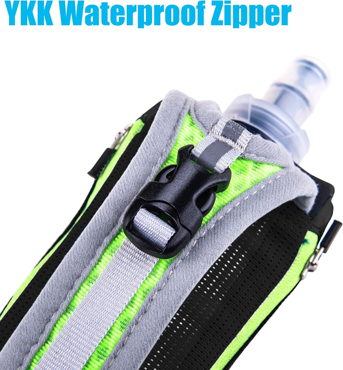 LERMX Quick Grip Chill – Botella de agua suave de mano de 17 onzas (17 onzas, negro)
