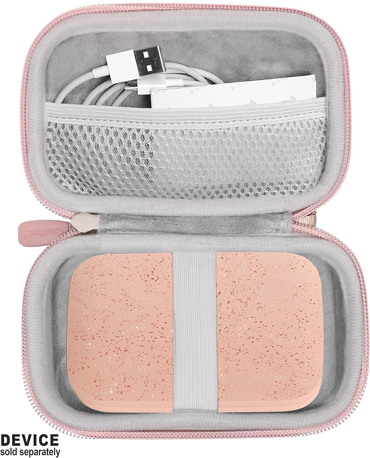CaseSack Funda para impresora fotográfica portátil HP Sprocket de 2 x 3, Polaroid Snap Touch, impresora móvil Zip, impresora de fotos y video