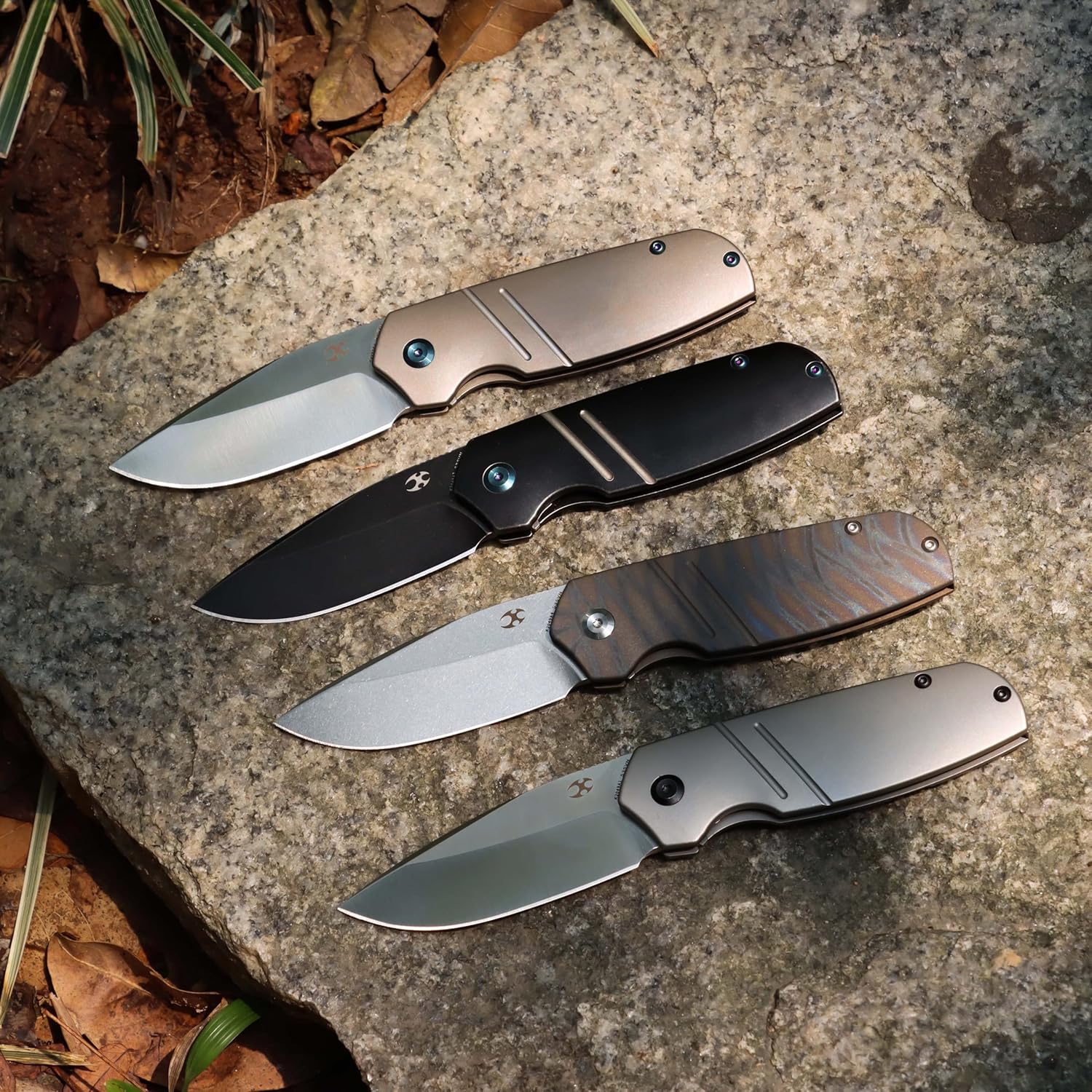 KANSEPT Turaco – Cuchillos plegables de bolsillo para hombres, EDC cuchillo plegable de 2.85 pulgadas CPM-S35VN Material Cuchillo plegable de