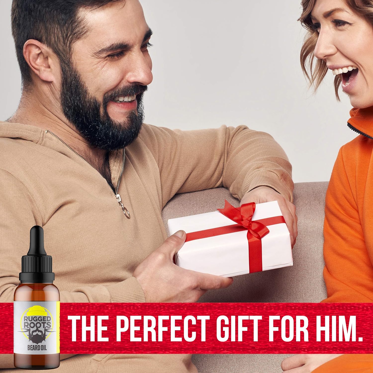 Aceite y acondicionador para barba – Cuidado natural de la barba hecho con aceites de primera calidad perfumados con especias cítricas, suaviza la