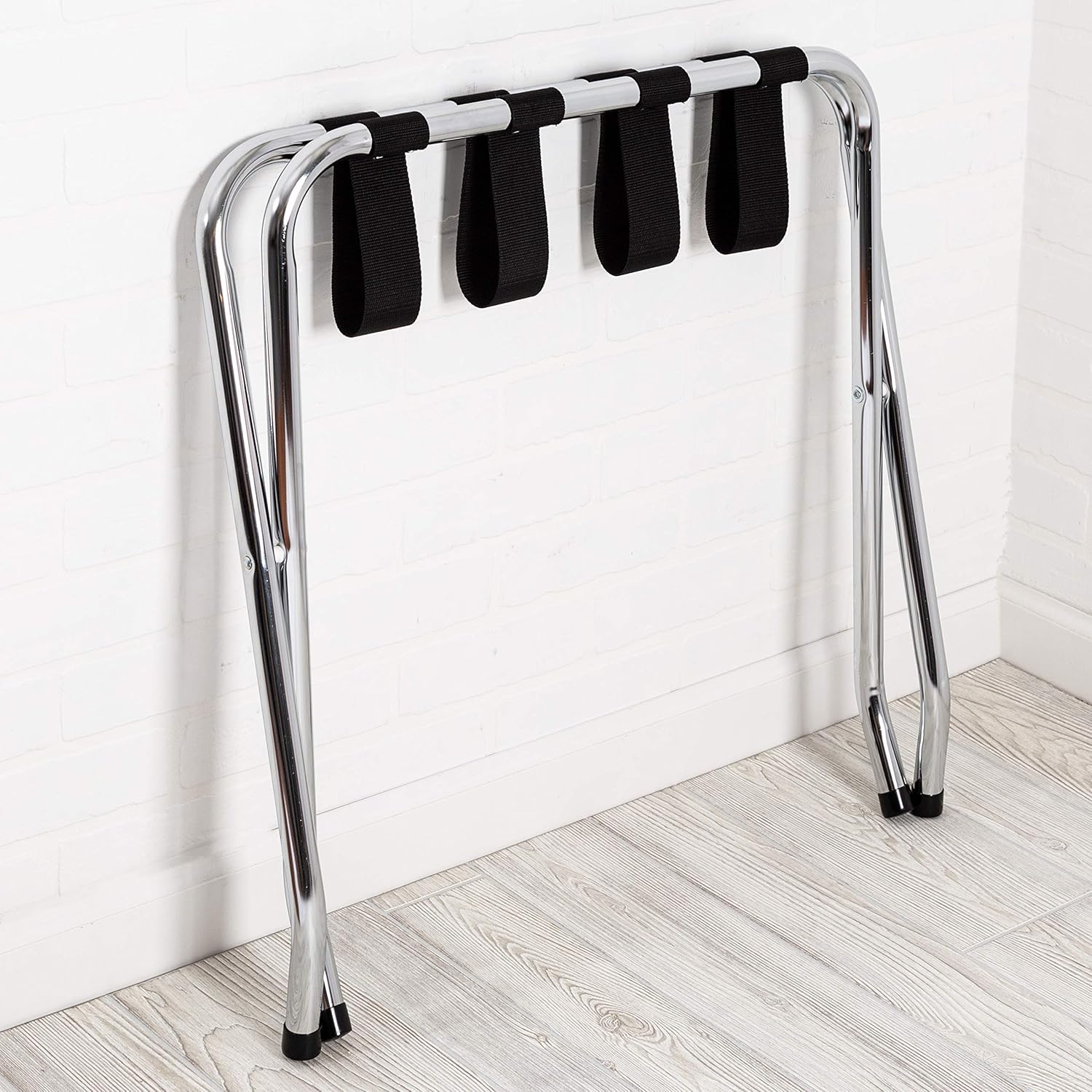 Honey-Can-Do TBL-01817 Portaequipajes cromado, 50 libras