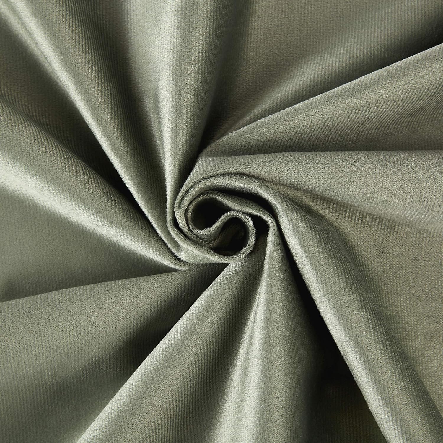Sun Zero Hampshire – Panel de cortina térmica de terciopelo con pestaña trasera, 50 x 84 pulgadas, color verde musgo