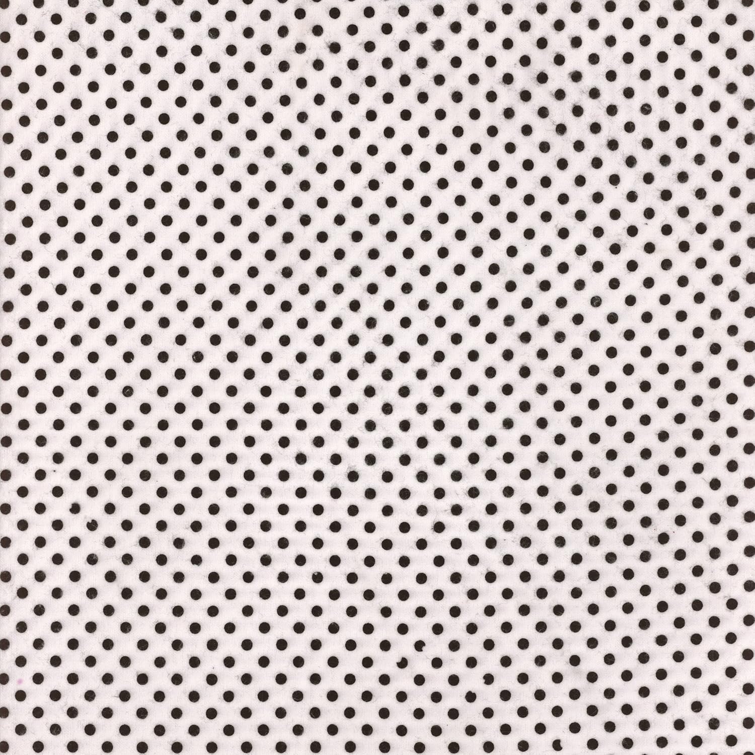 Mook Fabrics Franela PRT Polka Dot, corte blanconegro por The Yard