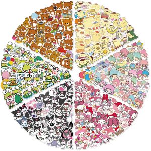 300 calcomanías estéticas de vinilo impermeable Kawaii para botella de agua, patineta, computadora, adolescentes, niños, niñas y adultos 300 calcomanías estéticas de vinilo impermeable Kawaii para botella de agua, patineta, computadora, adolescentes, niños, niñas y adultos