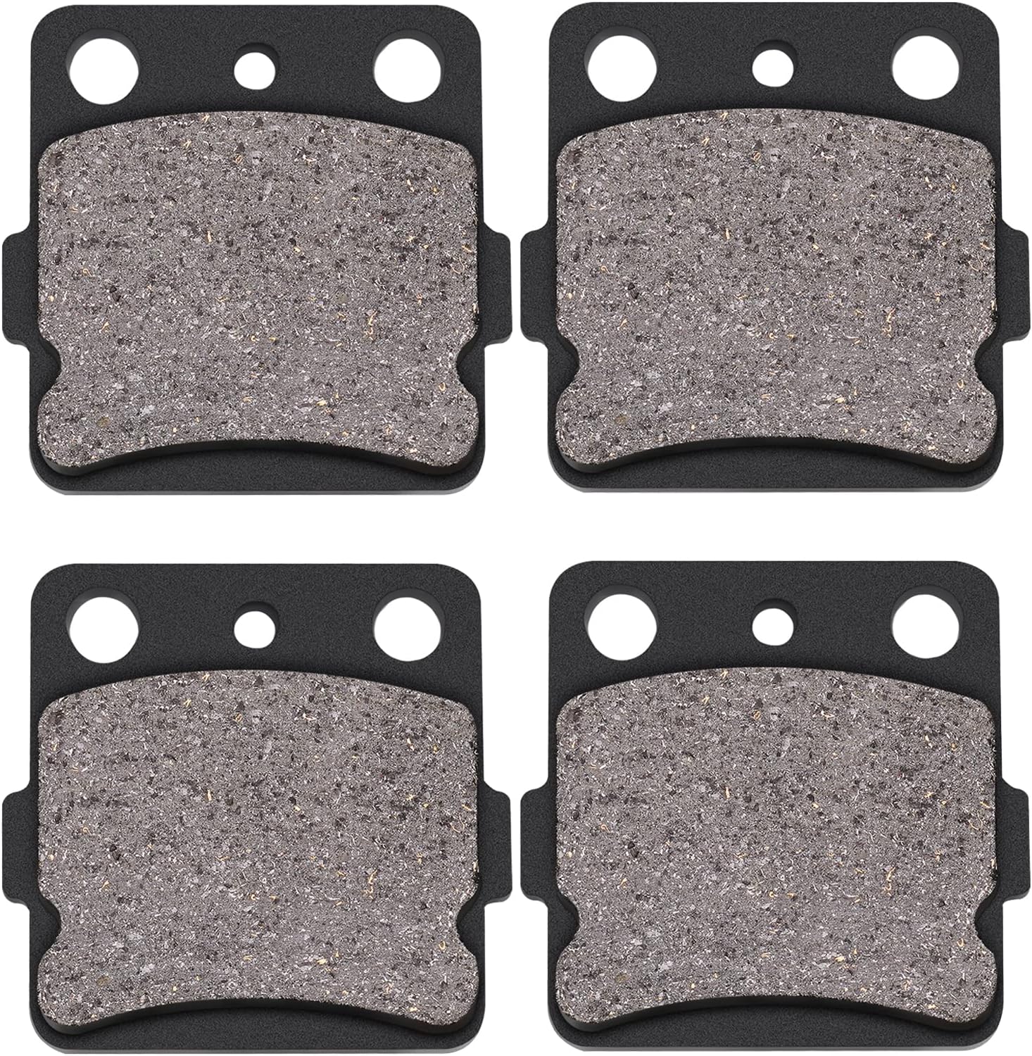 AHL Juego de pastillas de freno semimetálicas delanteras y traseras para Honda TRX300 EX Fourtrax 1993-2008TRX 420 Fourtrax Rancher 2007-2015TRX400