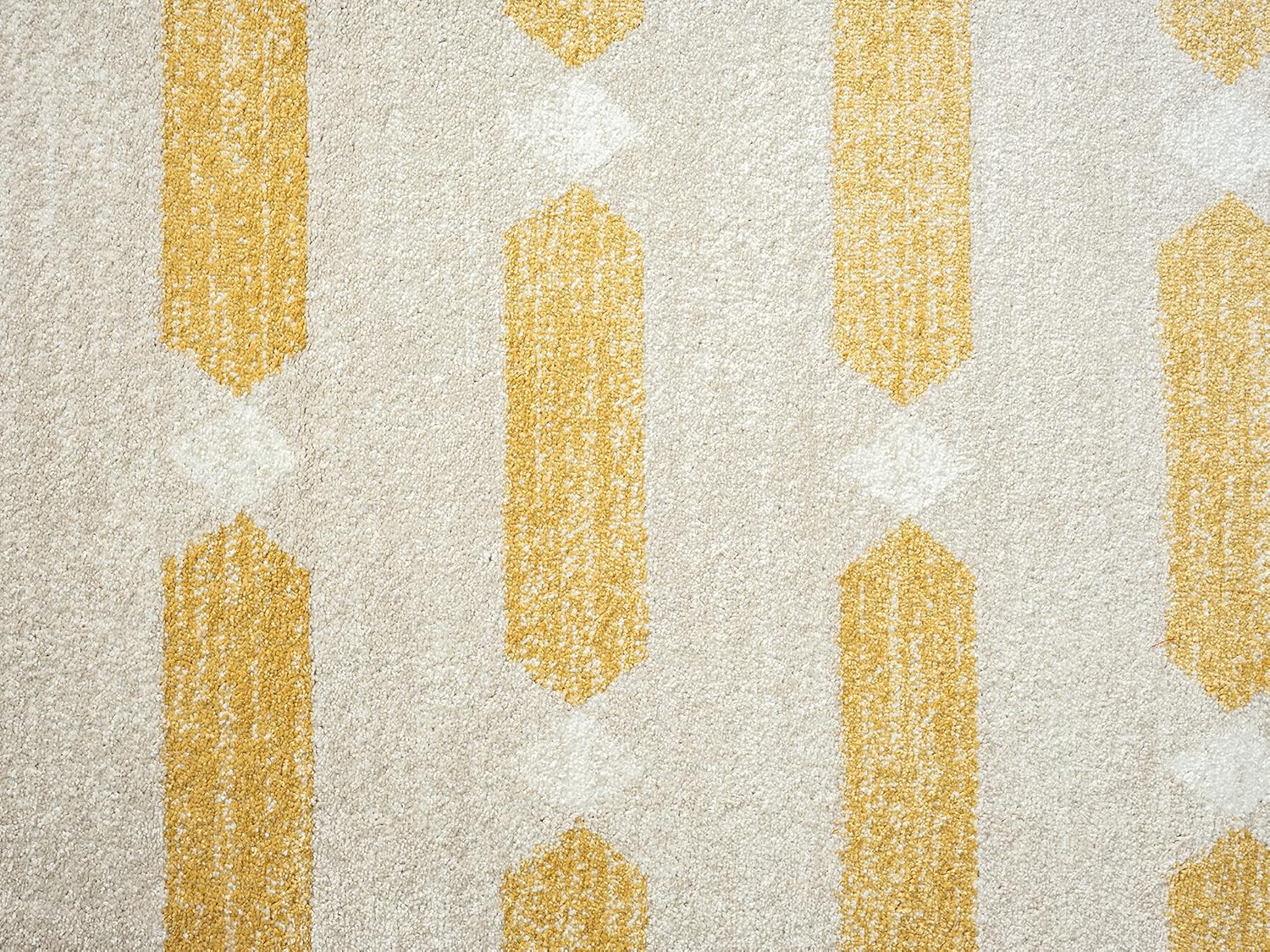 Abani Alfombra de transición contemporánea de 7 pies 9 pulgadas x 10 pies 2 pulgadas (8 x 10 pies), no se desprende, color amarillo y crema