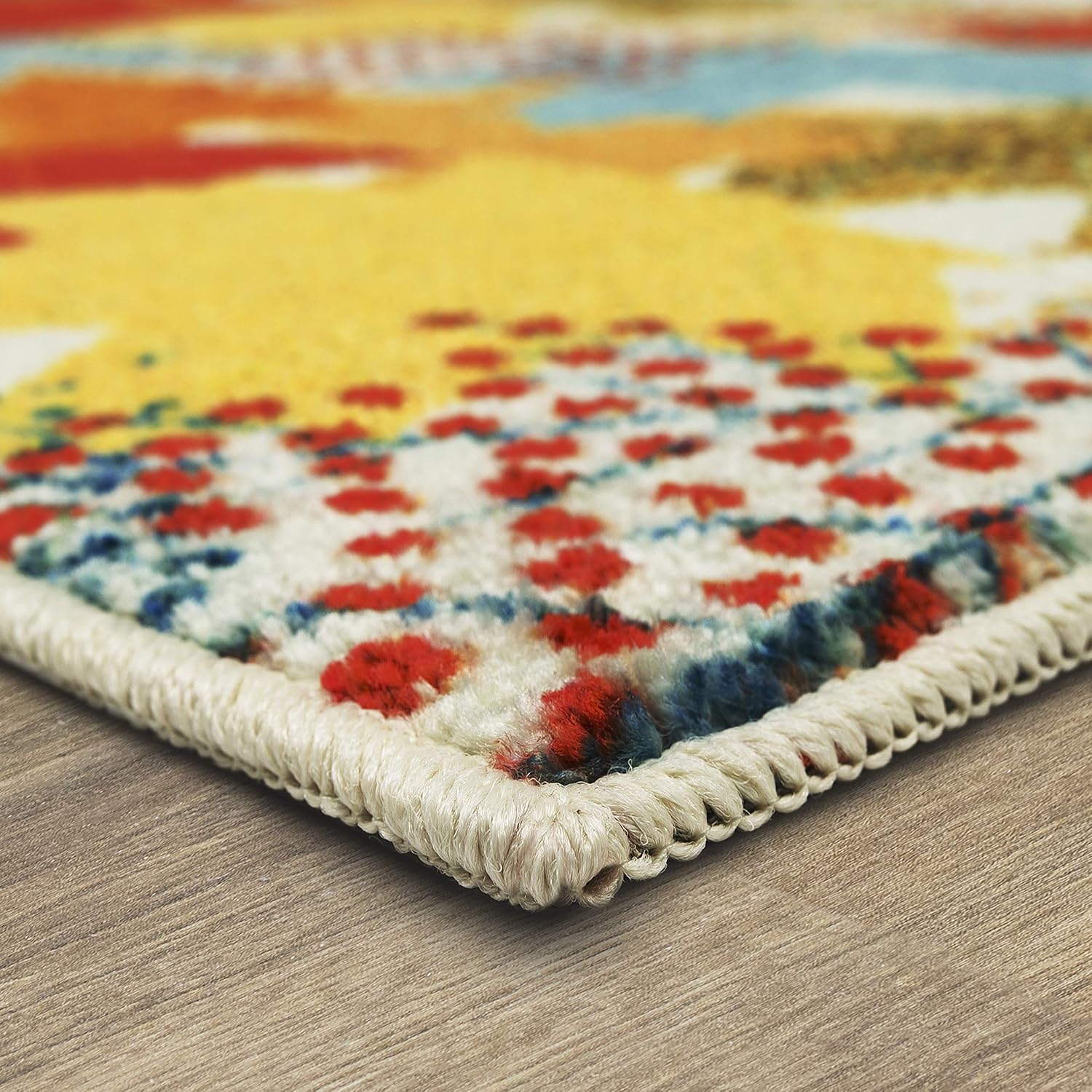 Mohawk Home Alfombra de cocina de cosecha, hojas multicolor (2′ 6″ x 4′ 2″)