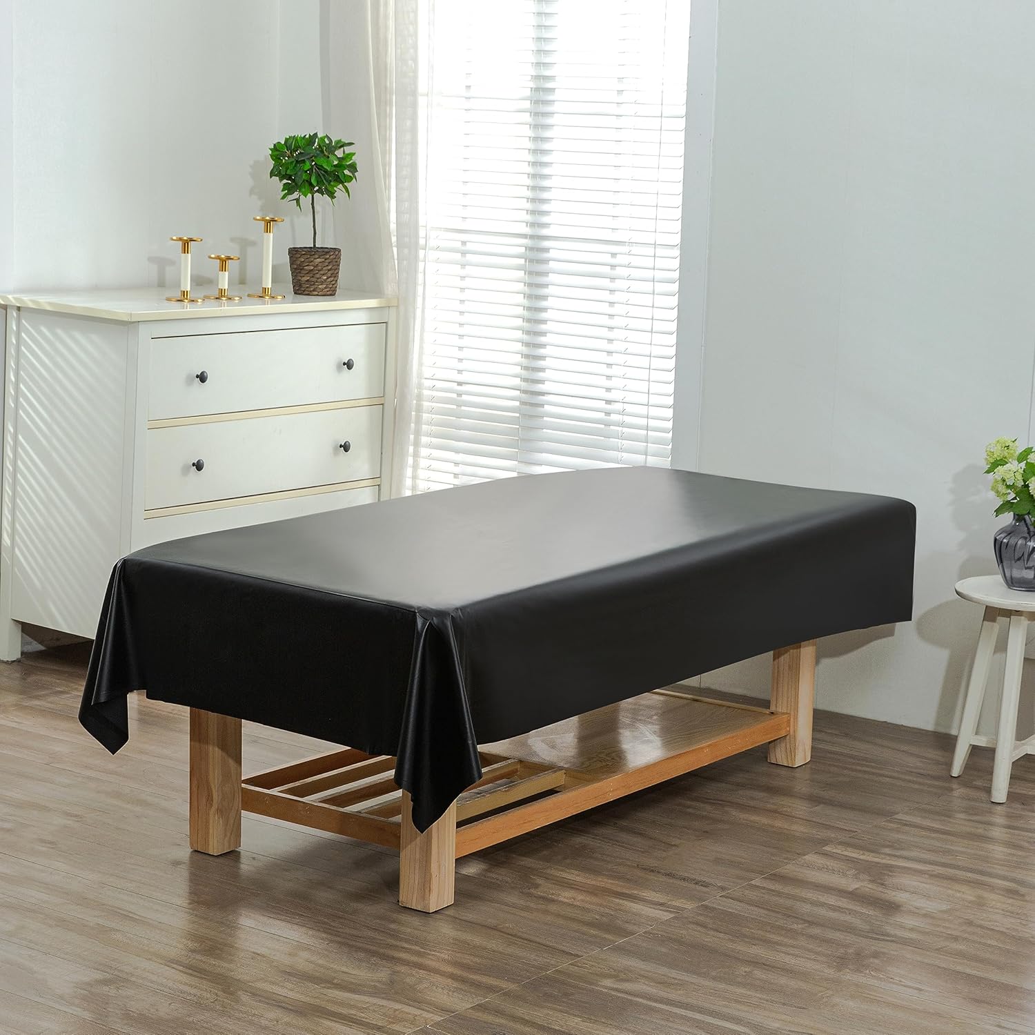 WenBags Sábanas de mesa de masaje duraderas de PVC, impermeable y a prueba de aceite, cubierta de protección para cama de masaje, sábanas de spa