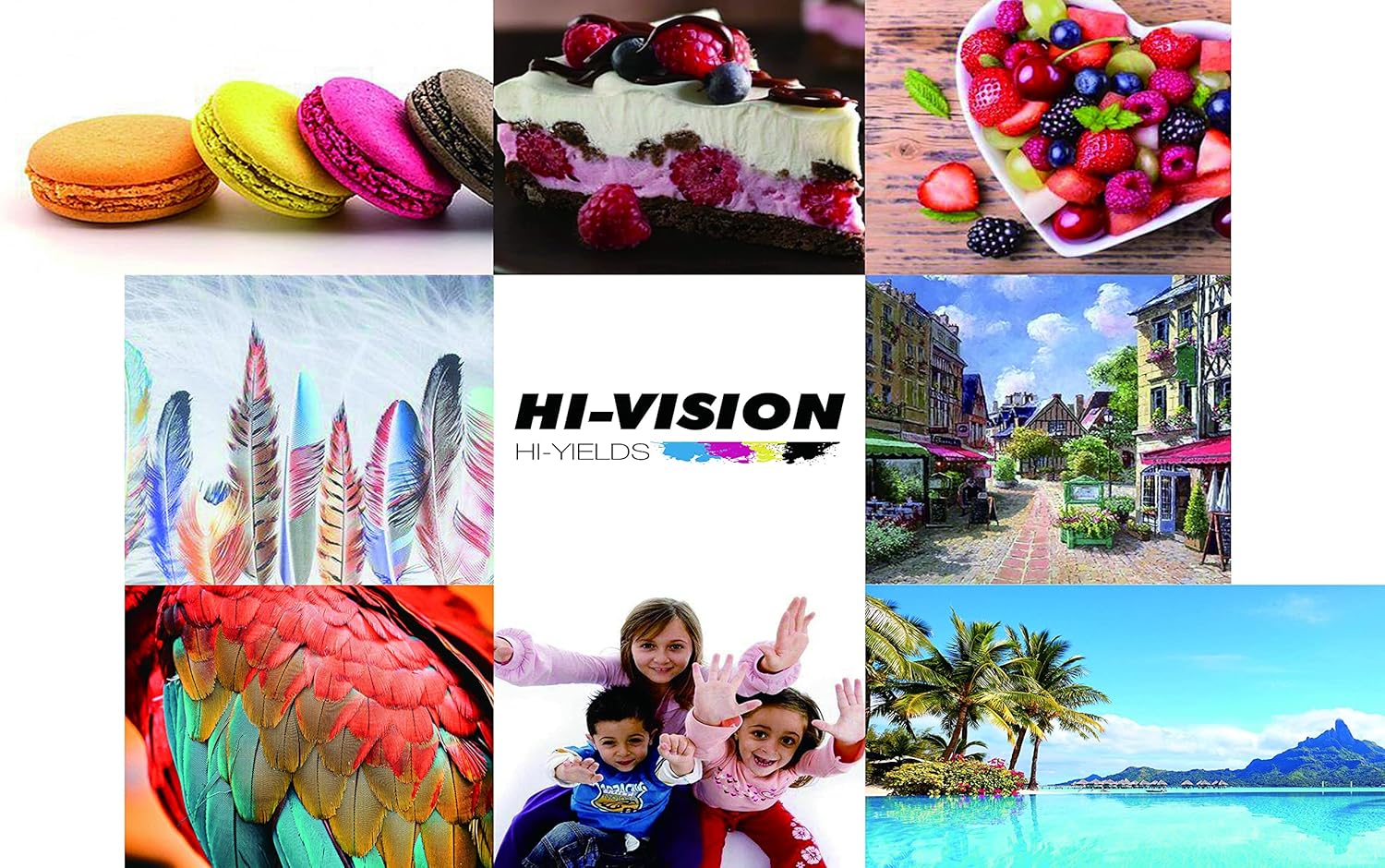 HI-VISION HI-YIELDS Cartucho de tinta de repuesto compatible para LC103xl, amarillo, cian, magenta, paquete de 3
