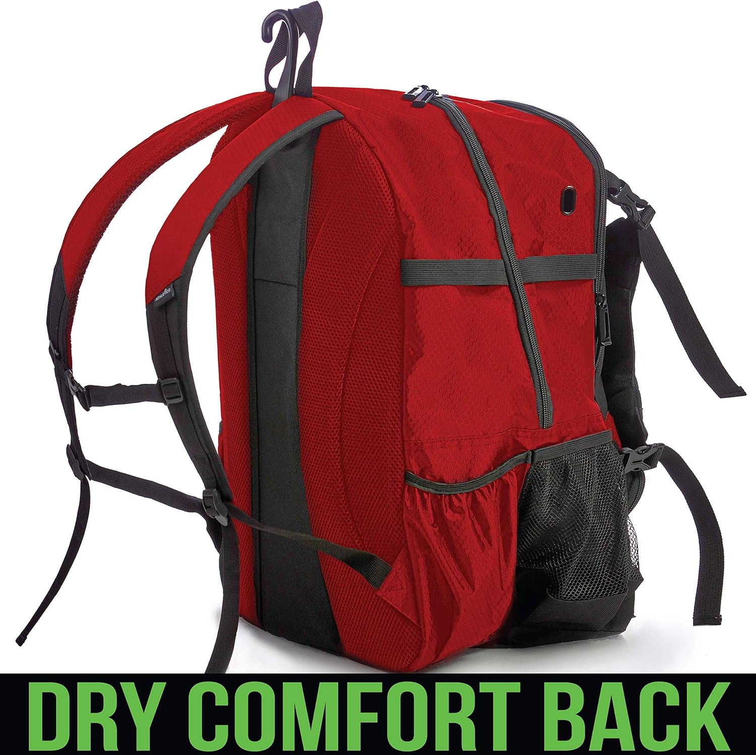 Athletico Advantage Bolsa de béisbol  Mochila de béisbol con soporte externo para casco para béisbol, T-Ball y Softbol Equipo y equipo para jóvenes