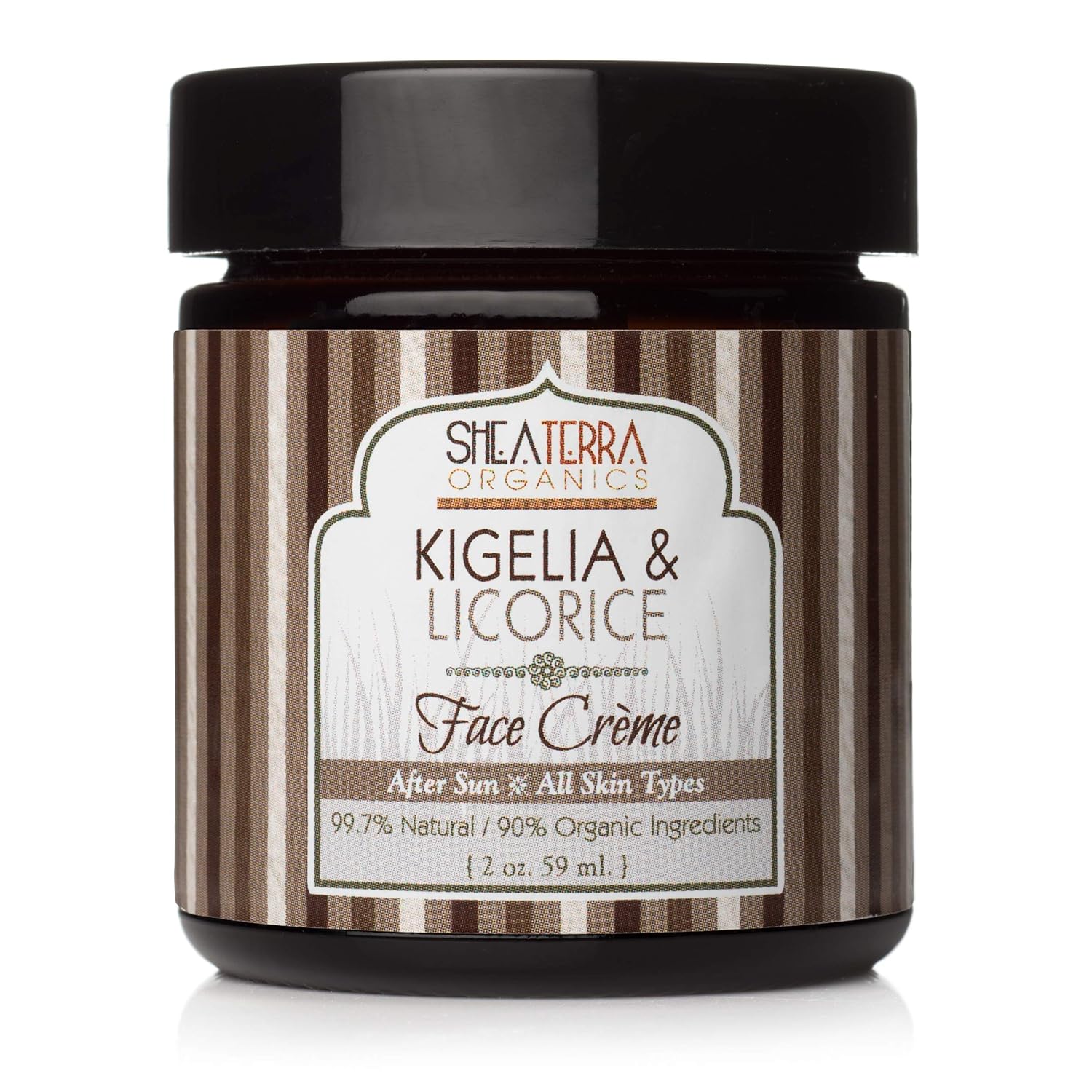 Shea Terra Kigelia Age Defense Collection – Crema facial para después del sol  Crema facial natural antienvejecimiento con raíz de regaliz, manteca