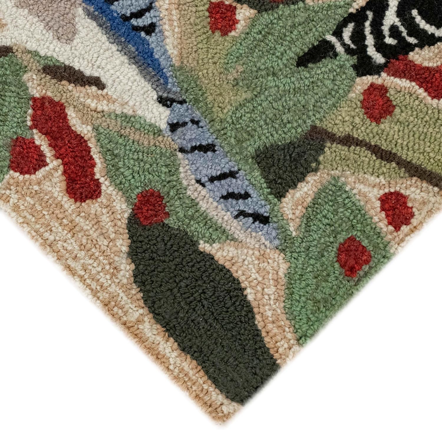 Liora Manne FrontPorch – Alfombra para interiores y exteriores, diseño novedoso, enganchada a mano, resistente a la intemperie, estabilizada a los