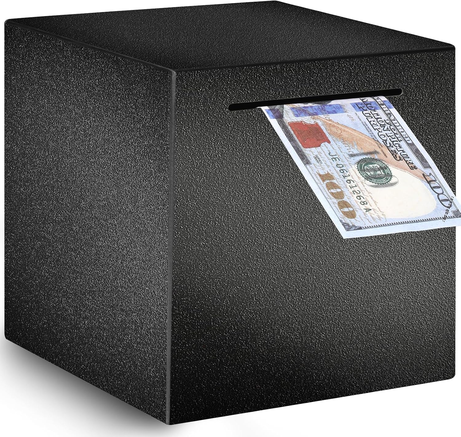 Vcertcpl – Alcancía para adultos debe romperse para abrir, caja de dinero de acero inoxidable segura para ahorrar efectivo, alcancía irrompible para