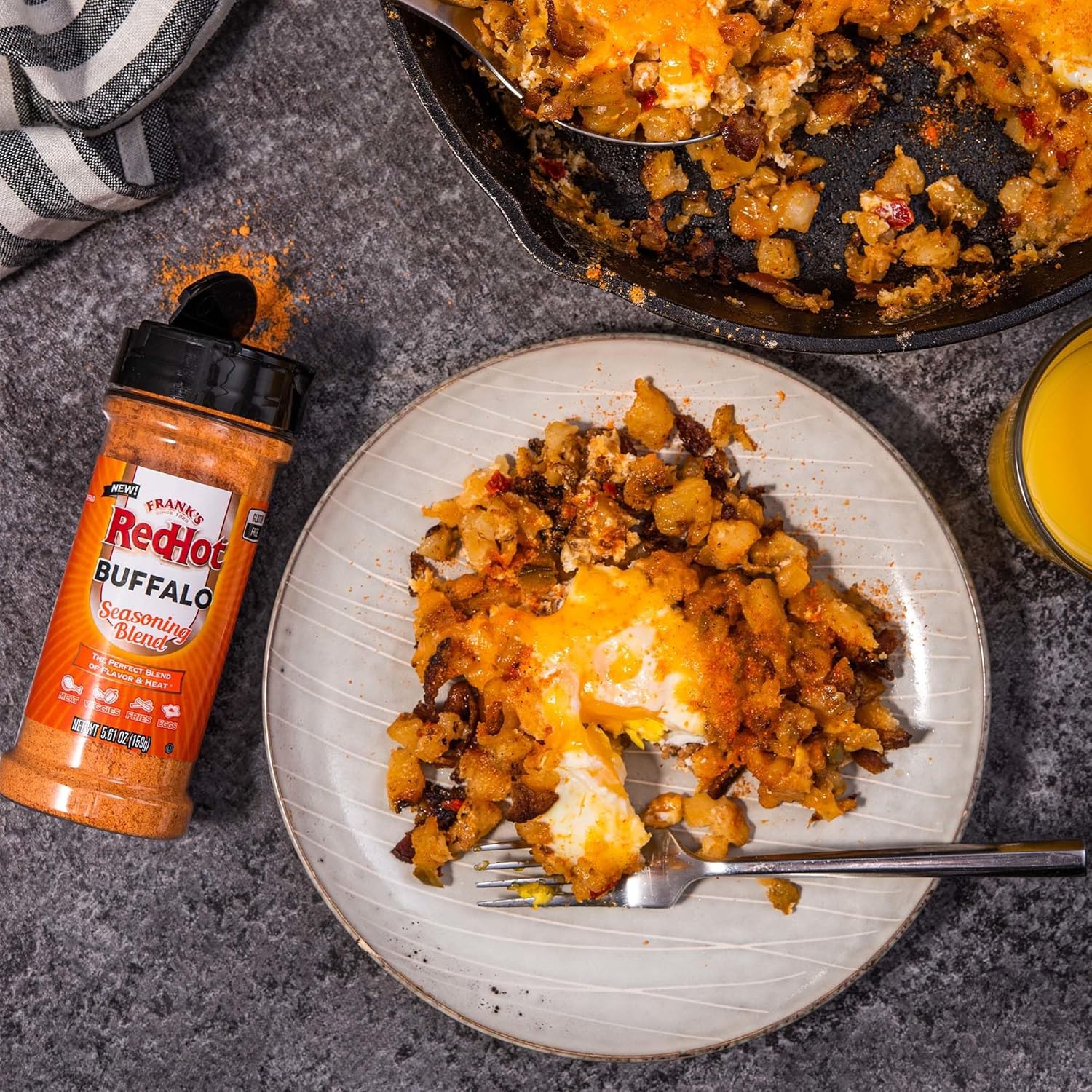 Frank’s RedHot Buffalo Seasoning Blend, 5.61 oz (paquete de 2)