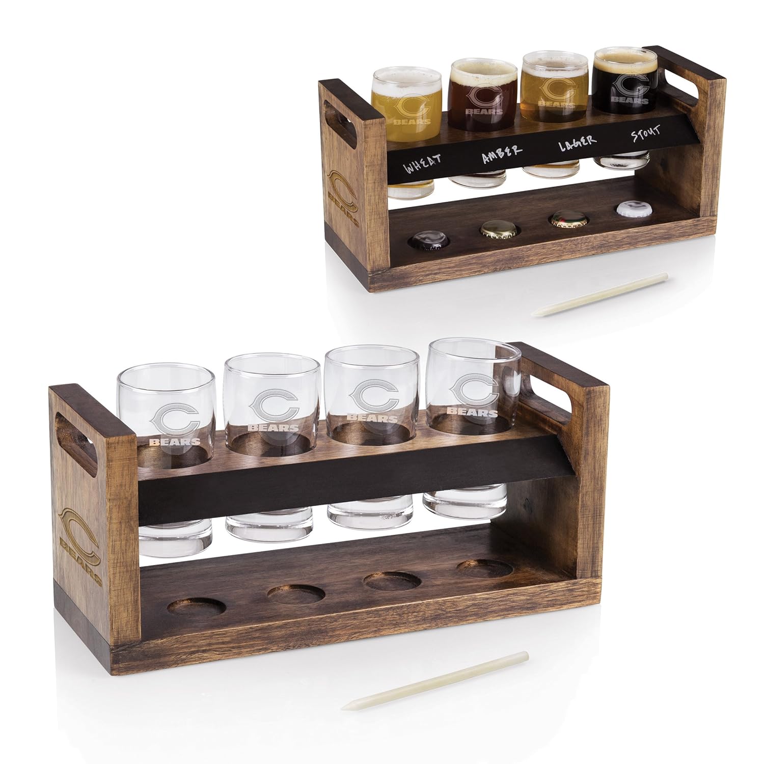 PICNIC TIME Brown Chicago Bears Craft Beer Vuelo
