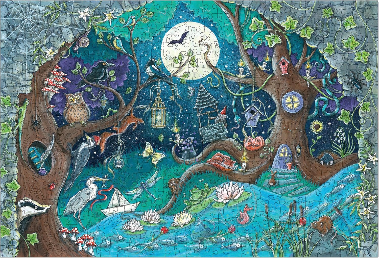 Ravensburger Fantasy Forest – Juego de rompecabezas de 500 piezas para niños, 17516, para adultos a partir de 14 años