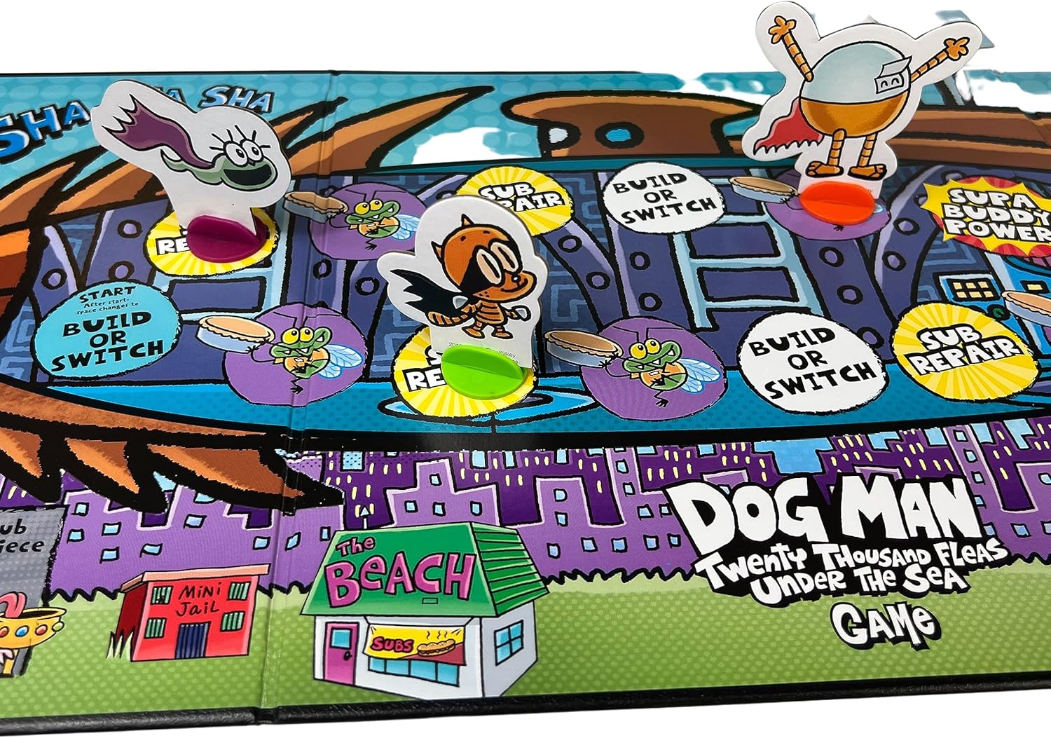 University Games, Dog Man Veinte mil pulgas bajo el mar, basado en el libro de Dav Pilkey