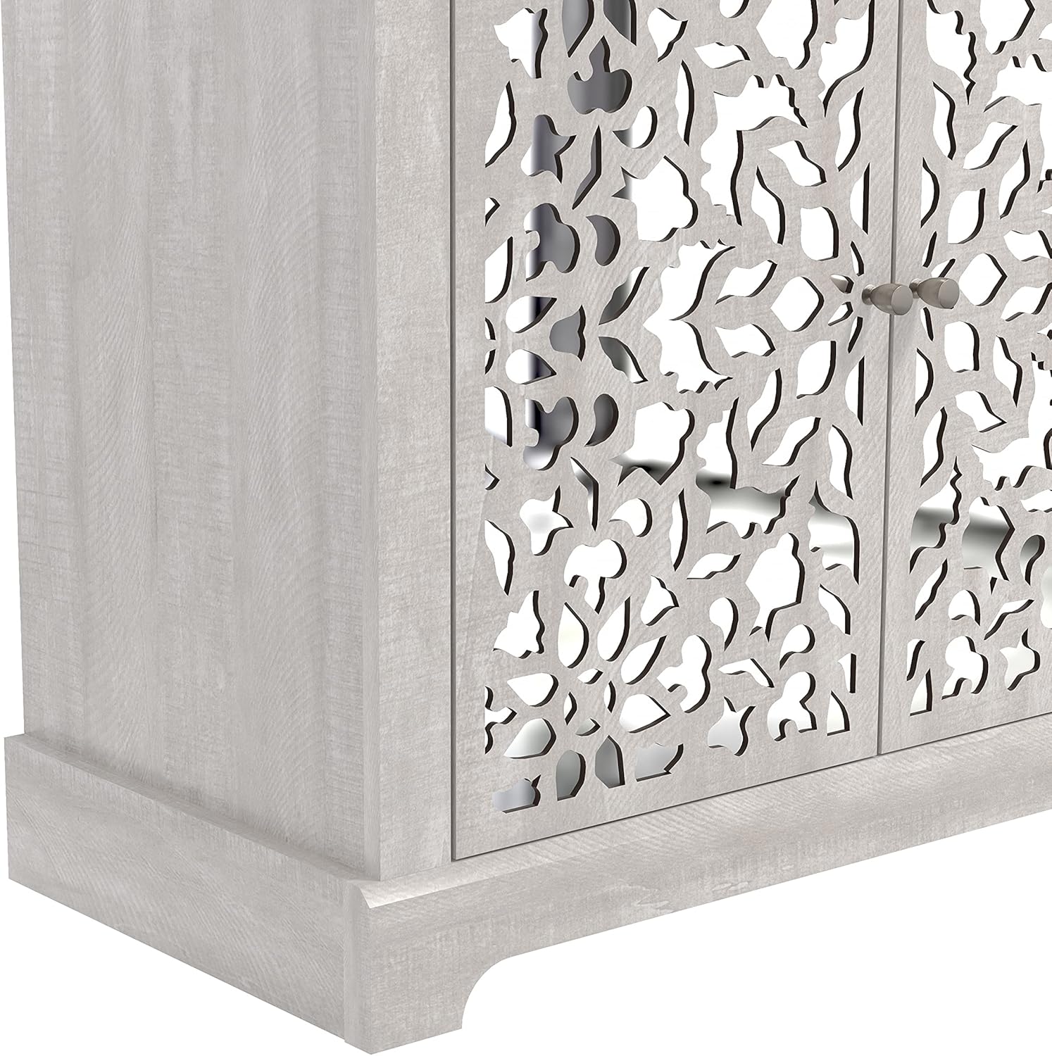 Galano Culbin Armario de almacenamiento de 3 puertas, muebles decorativos, armario para sala de estar, pasillo, cocina, aparador, mesa de buffet,
