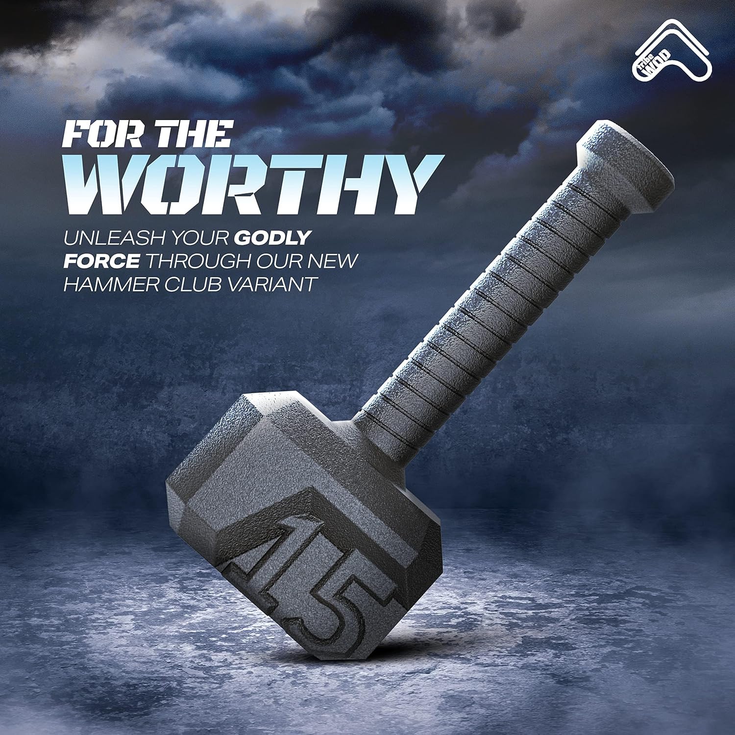 Tribe WOD Hammer – Pesa rusa de 15-70 libras + ajustable  Equipo de entrenamiento cruzado para construcción muscular, cardio, fitness, pesas para