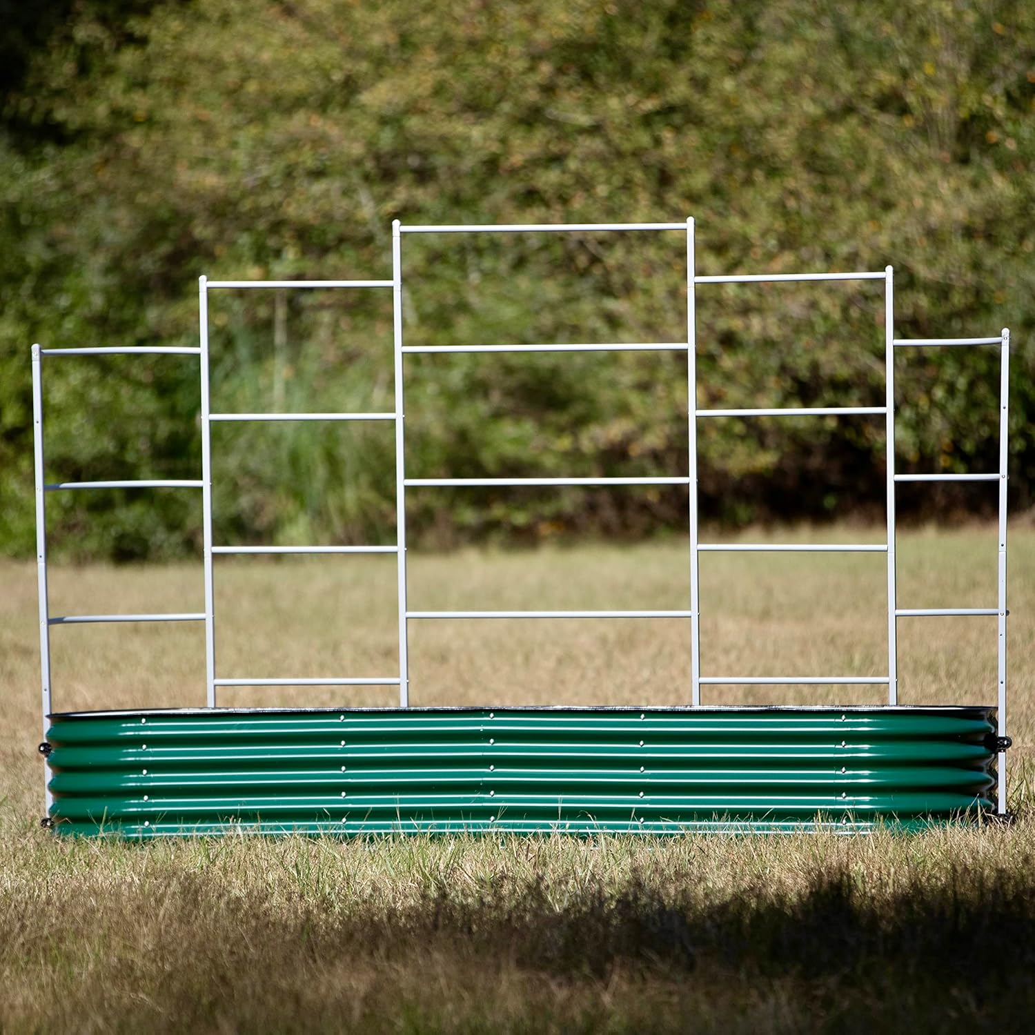 Vego garden Sistema modular de enrejado de pared, sección triple de 4.0 pies de largo para camas de jardín de 2.0 x 4.0 pies