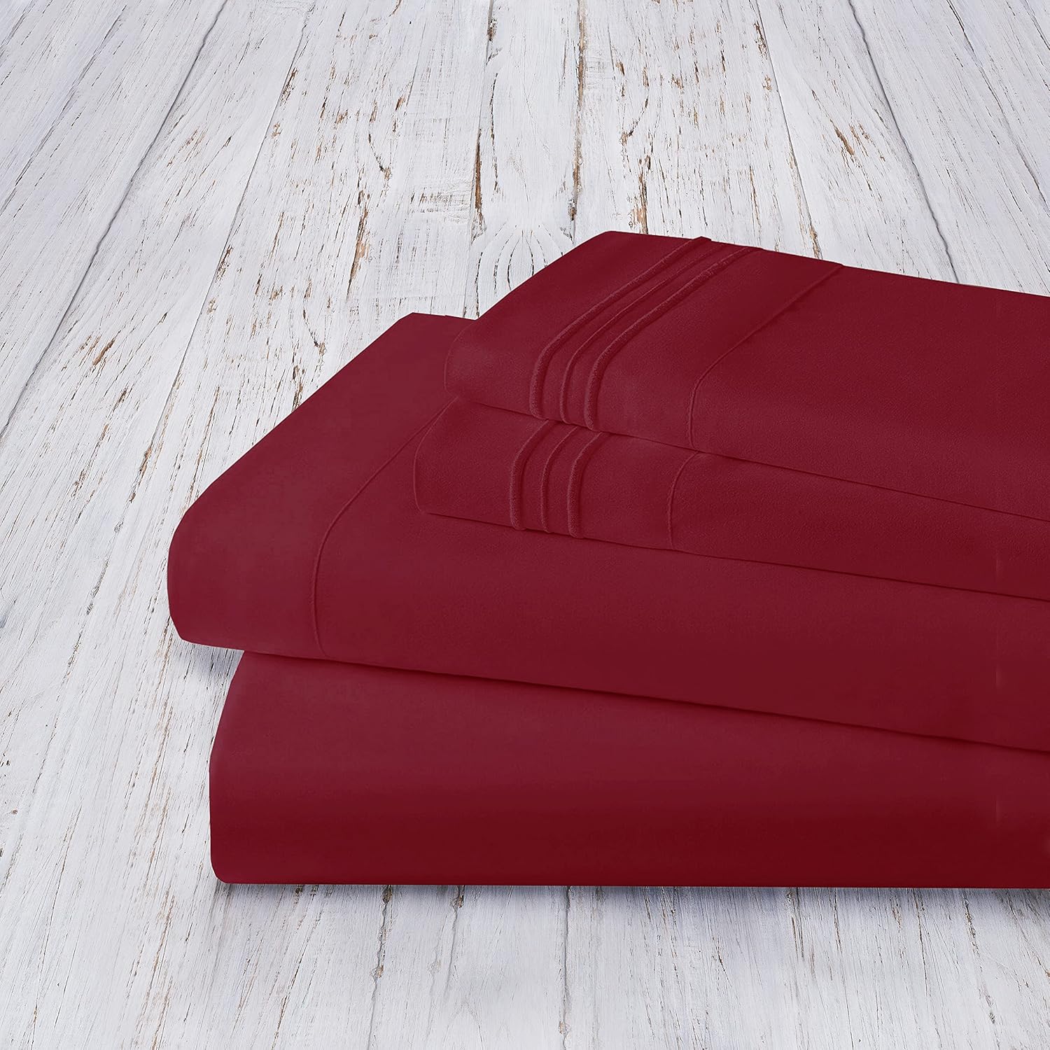 Mocassi Juego de sábanas tamaño Queen  Sábanas y fundas de almohada de lujo de hotel de 1800 Premier  Sábanas ultrasuaves, transpirables y