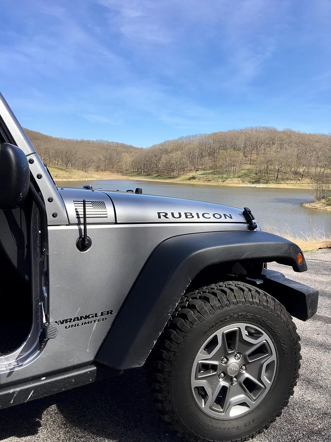 AntennaMastsRus – La original de 6 34 pulgadas es compatible con Chevrolet Silverado 2500 (2006-2019) – Antena de goma corta a prueba de lavado de