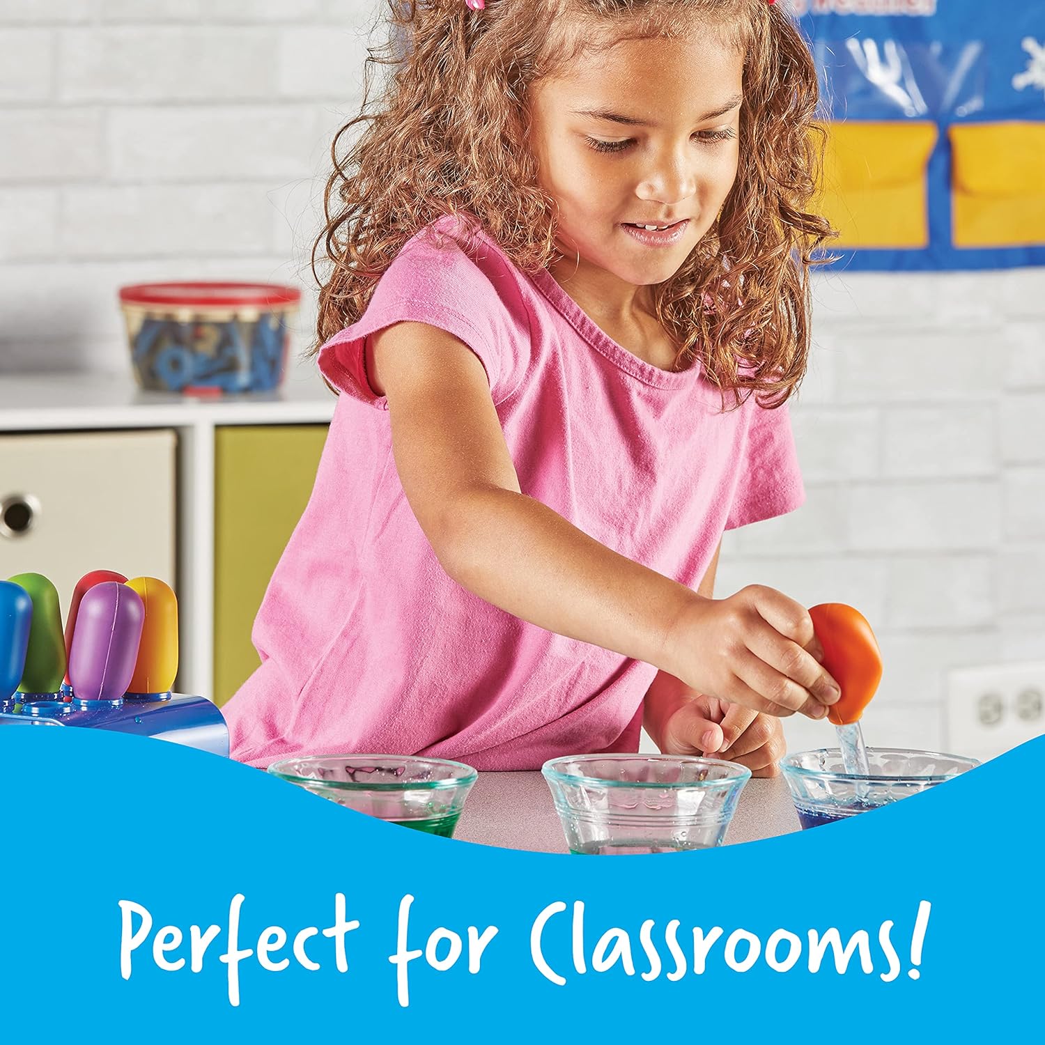 Learning Resources juego de 6 goteros jumbo con soporte - Imagen 6