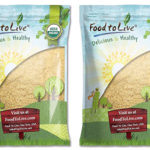 Food to Live Harina de trigo KAMUT Khorasan orgánica, 20 libras de polvo molido de piedra, 100% harina integral, sin OMG, Kosher, a granel Food to Live Harina de trigo KAMUT Khorasan orgánica, 20 libras de polvo molido de piedra, 100% harina integral, sin OMG, Kosher, a granel