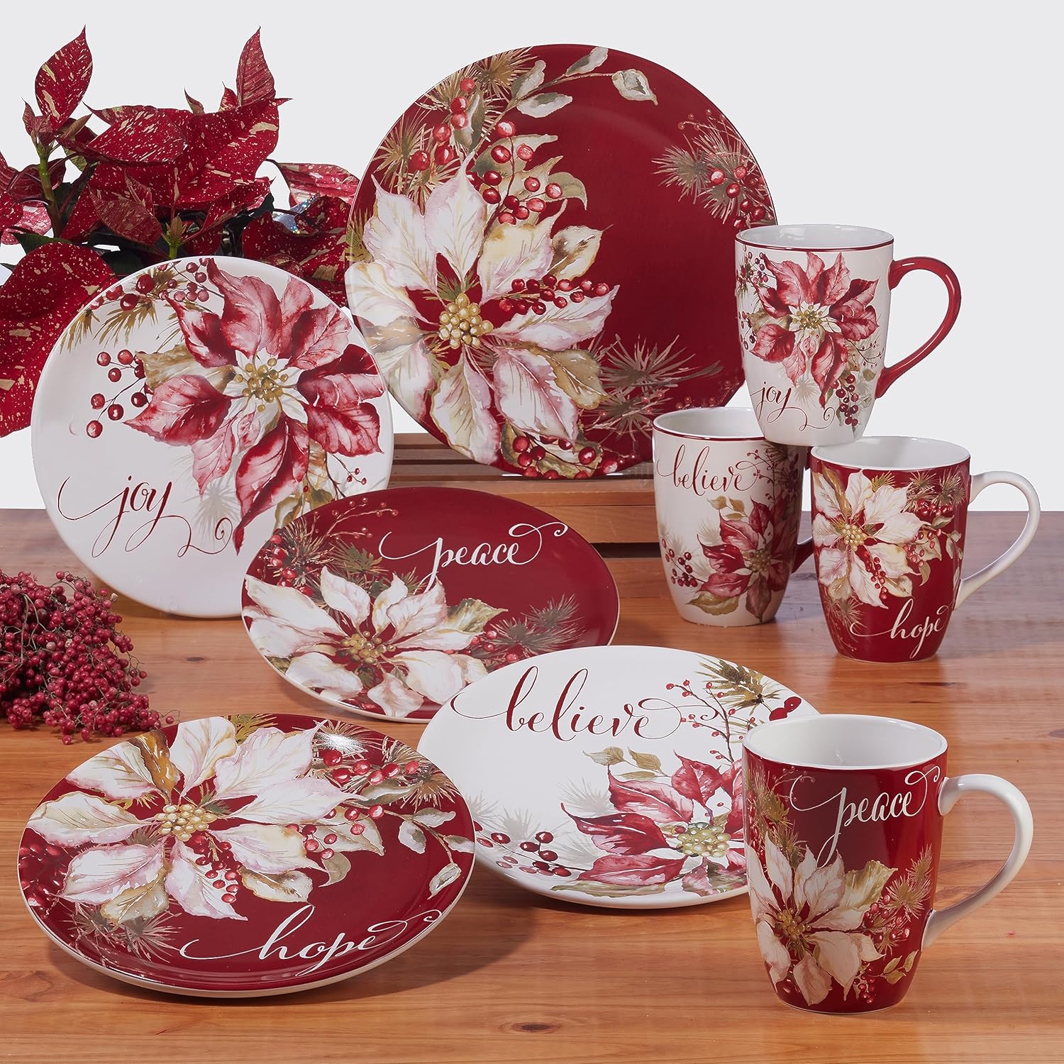 Certified International Winters Joy – Tetera de 40 onzas, multicolor