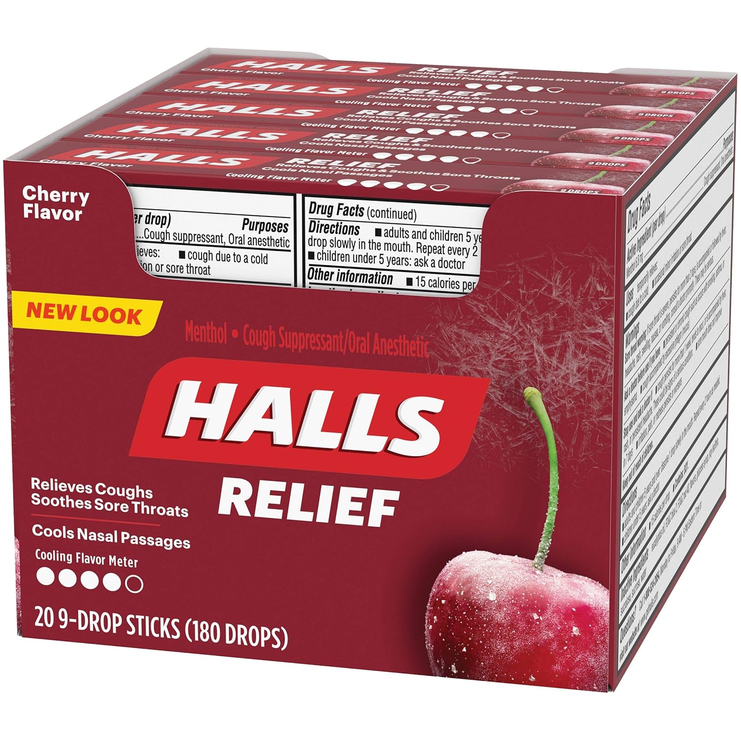 Caramelos para la tos Halls (Paquete de 20).