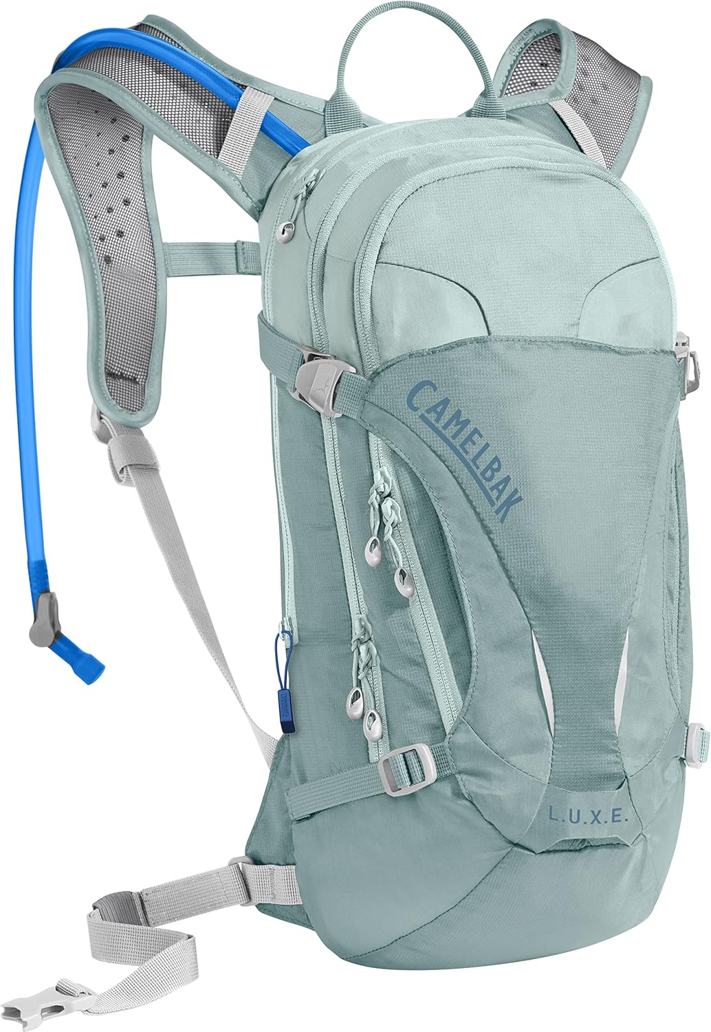 CamelBak Mochila de hidratación para bicicleta de montaña L.U.X.E. para mujer, mochila de hidratación fácil de recargar, 100 onzas